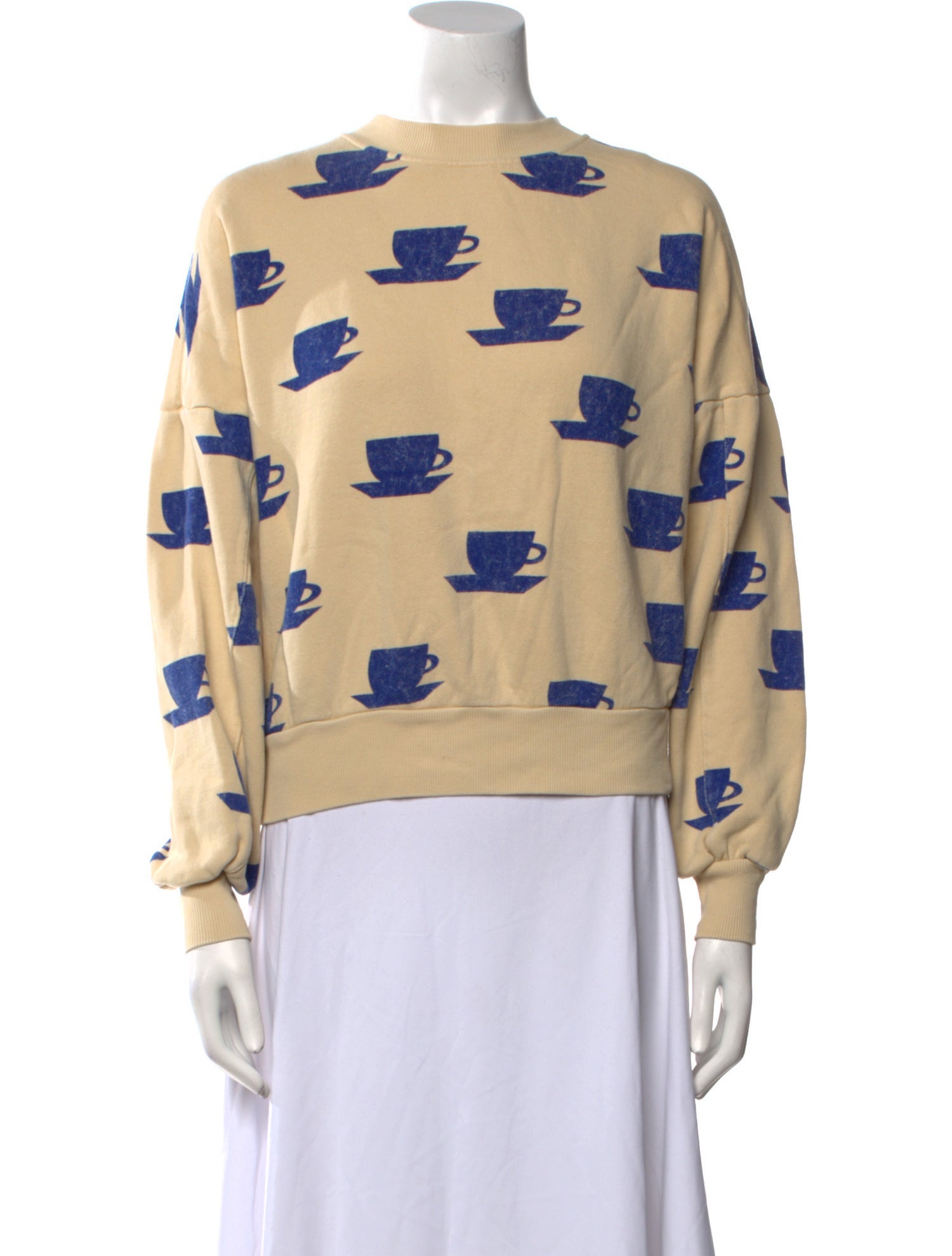 Bobo Choses Printed Bateau Neckline Sweatshirt