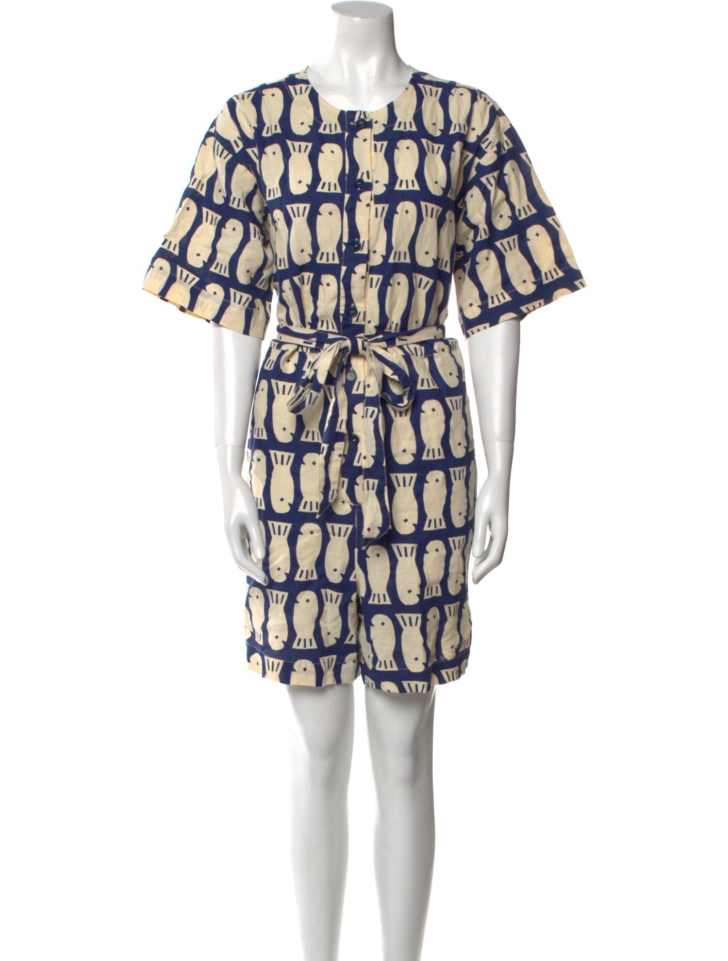 Bobo Choses Printed Crew Neck Romper