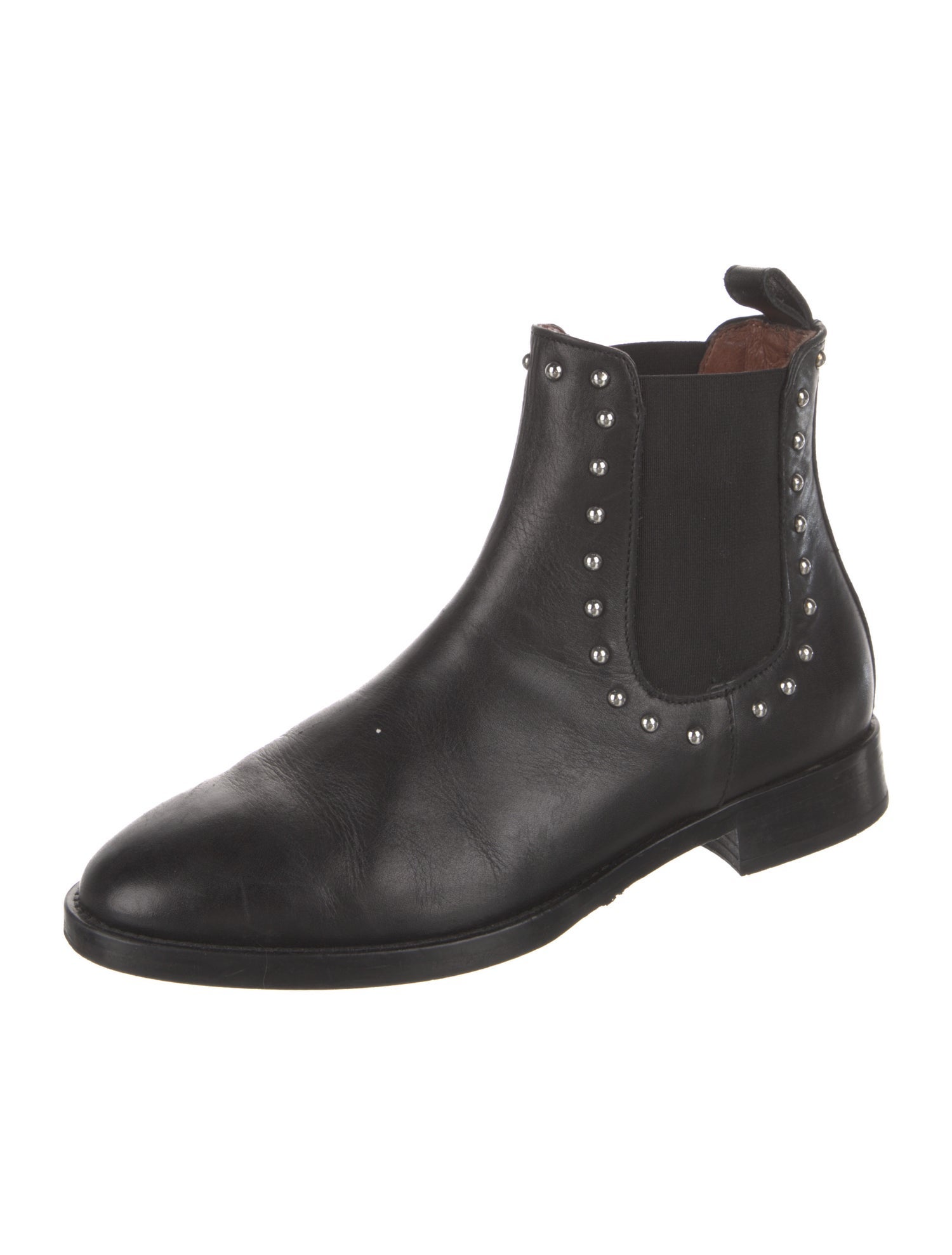 Bobo Choses Leather Studded Accents Chelsea Boots