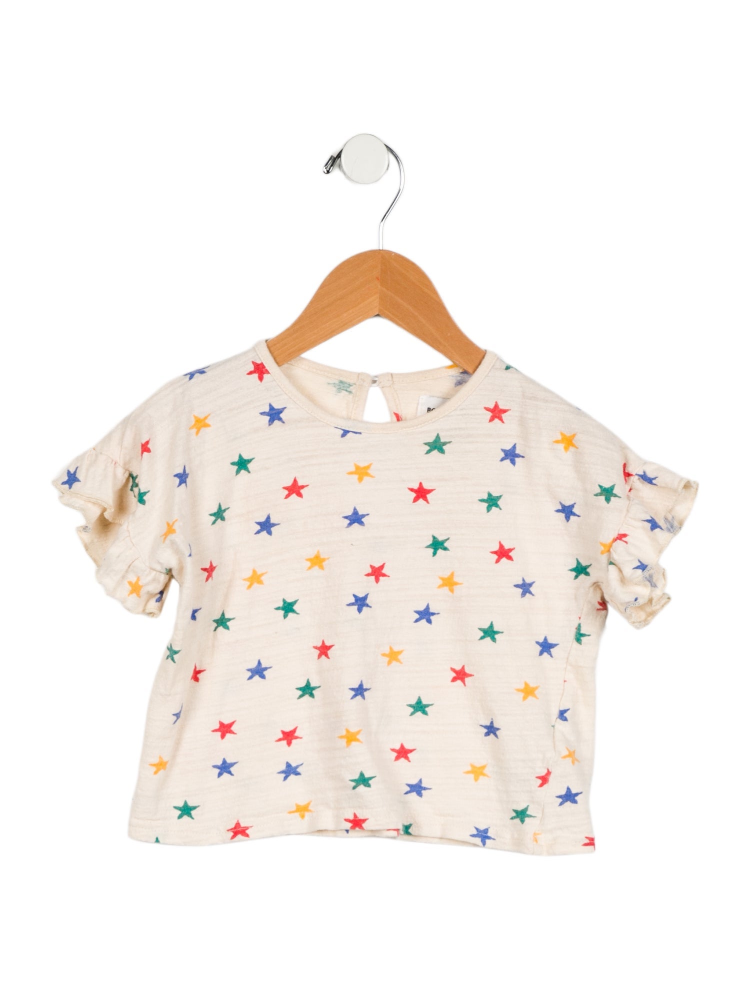 Bobo Choses Toddler Girls' Patterned Short Sleeve Shirt