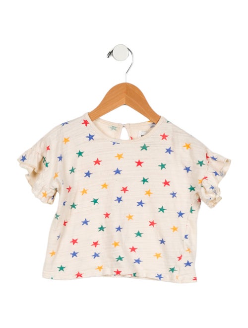 Bobo Choses Toddler Girls' Patterned Short Sleeve Shirt