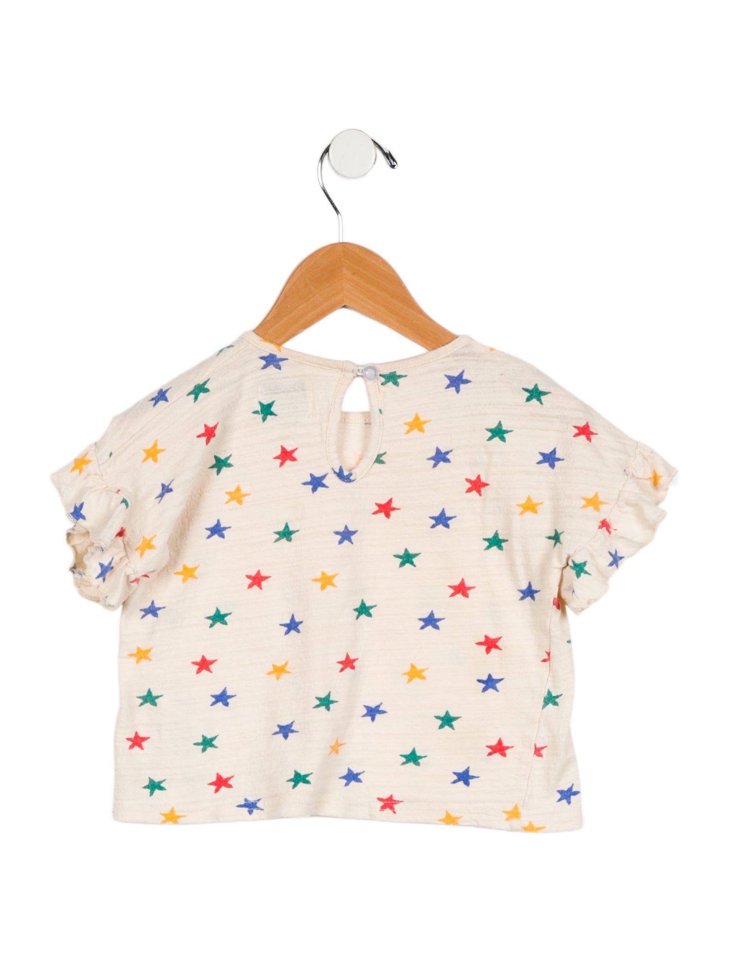 Bobo Choses Toddler Girls' Patterned Short Sleeve Shirt