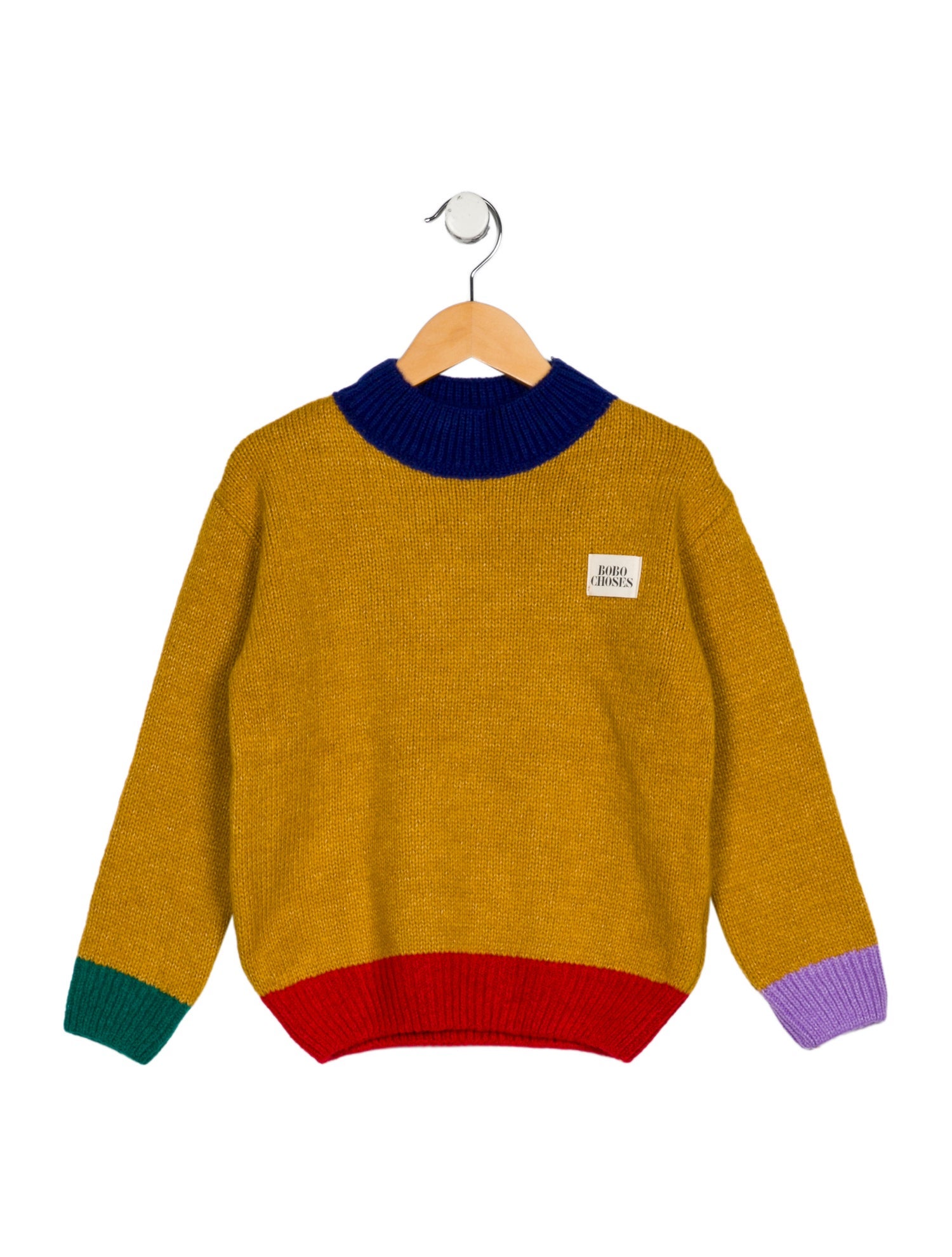Bobo Choses Boys' Knit Mock Neck Sweater w/Tags