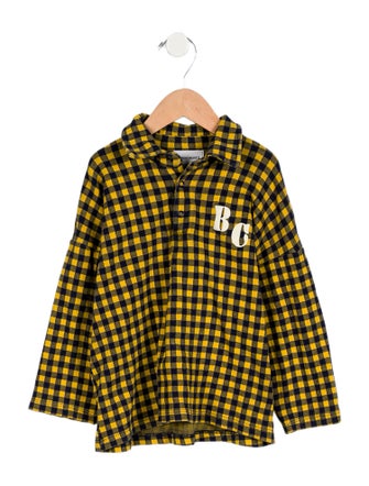 Bobo Choses Boys' Checkered Collared Shirt