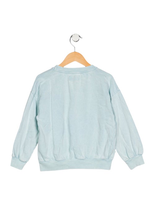 Bobo Choses Girls' Graphic Long Sleeve Crew Neck Sweatshirt