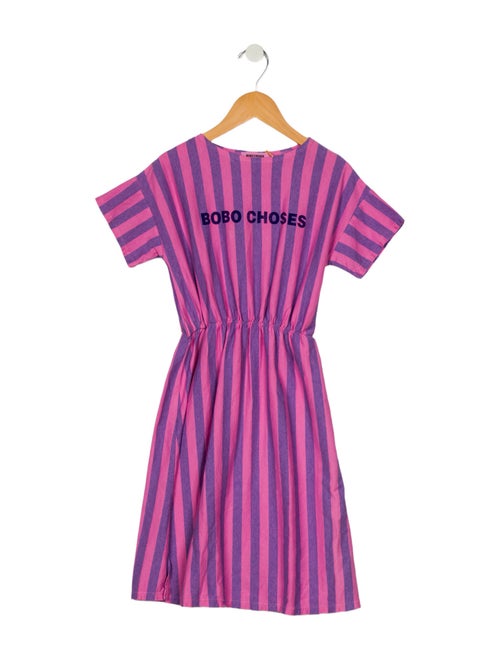 Bobo Choses Short Sleeve Striped Dress