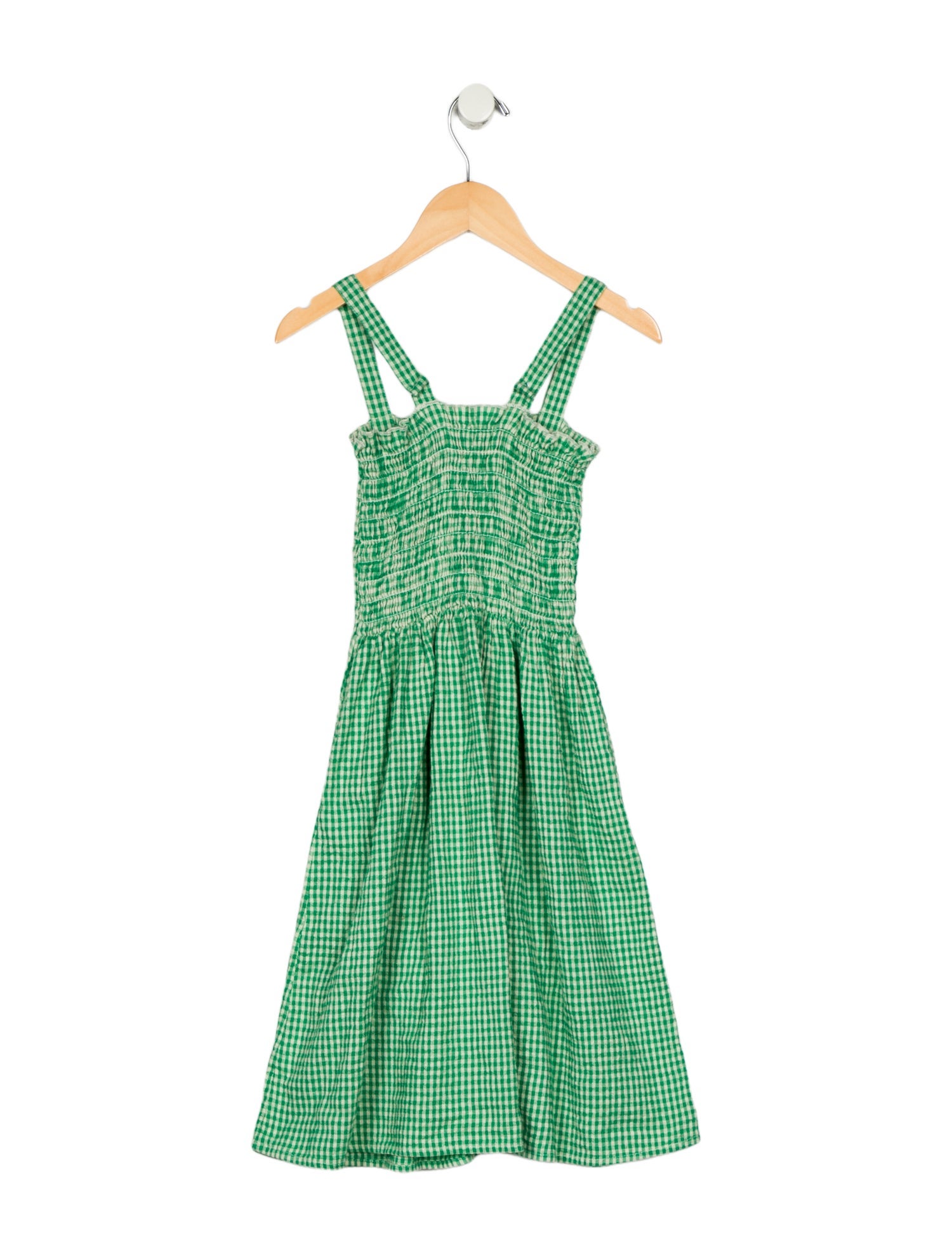 Bobo Choses Girls' Gingham Sleeveless Dress