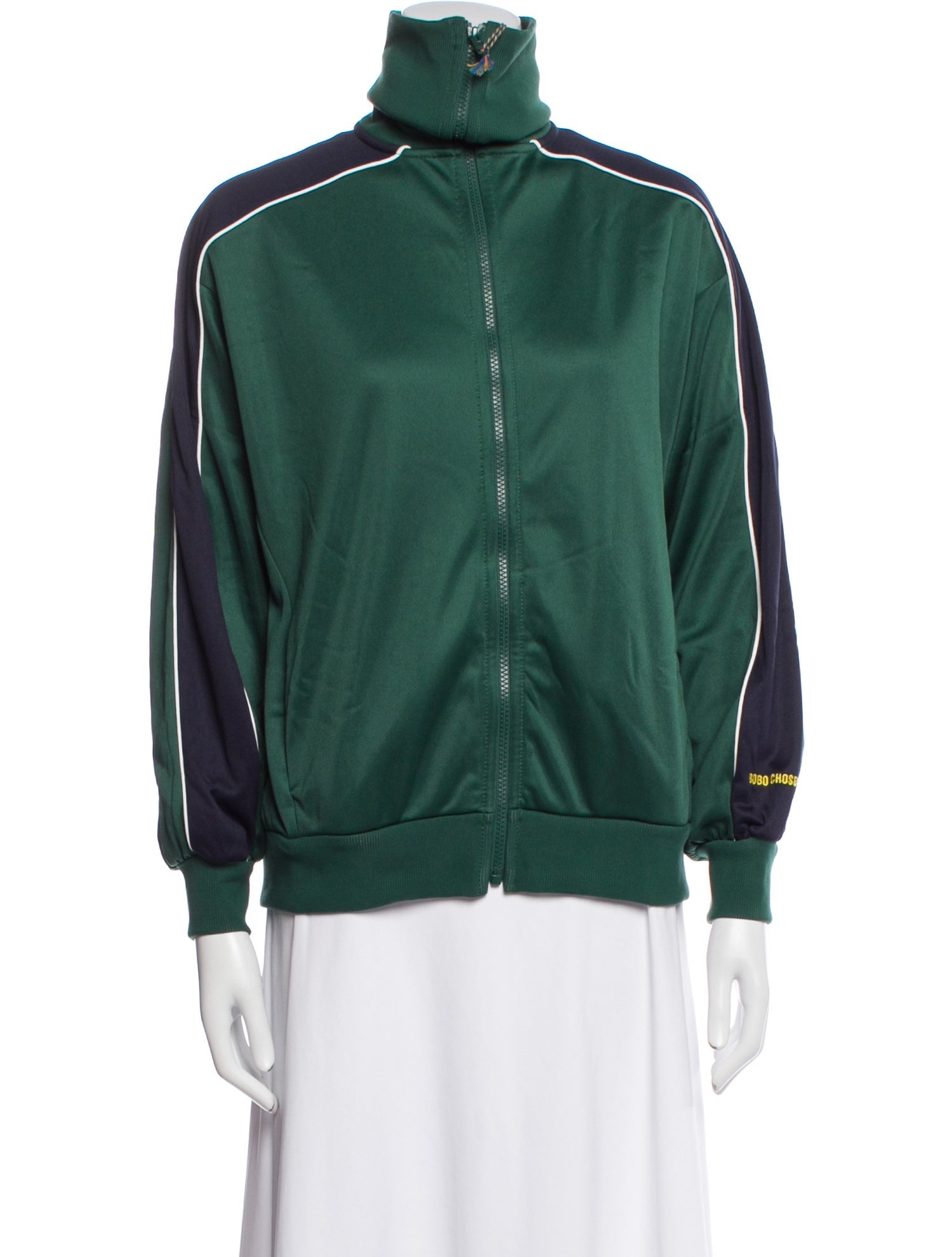 Bobo Choses Colorblock Pattern Bomber Jacket w/ Tags