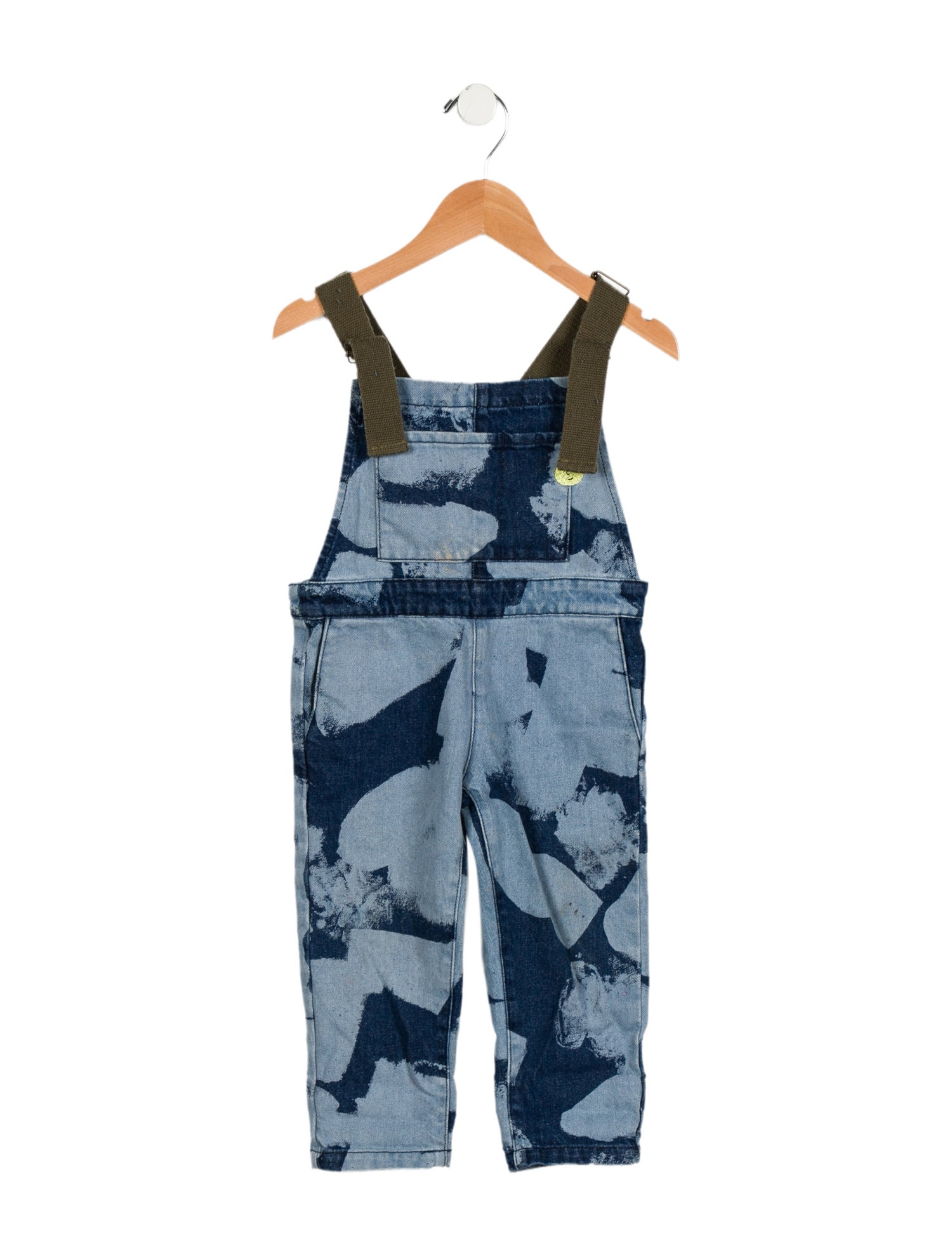 Bobo Choses Toddler Girls' Denim Overalls
