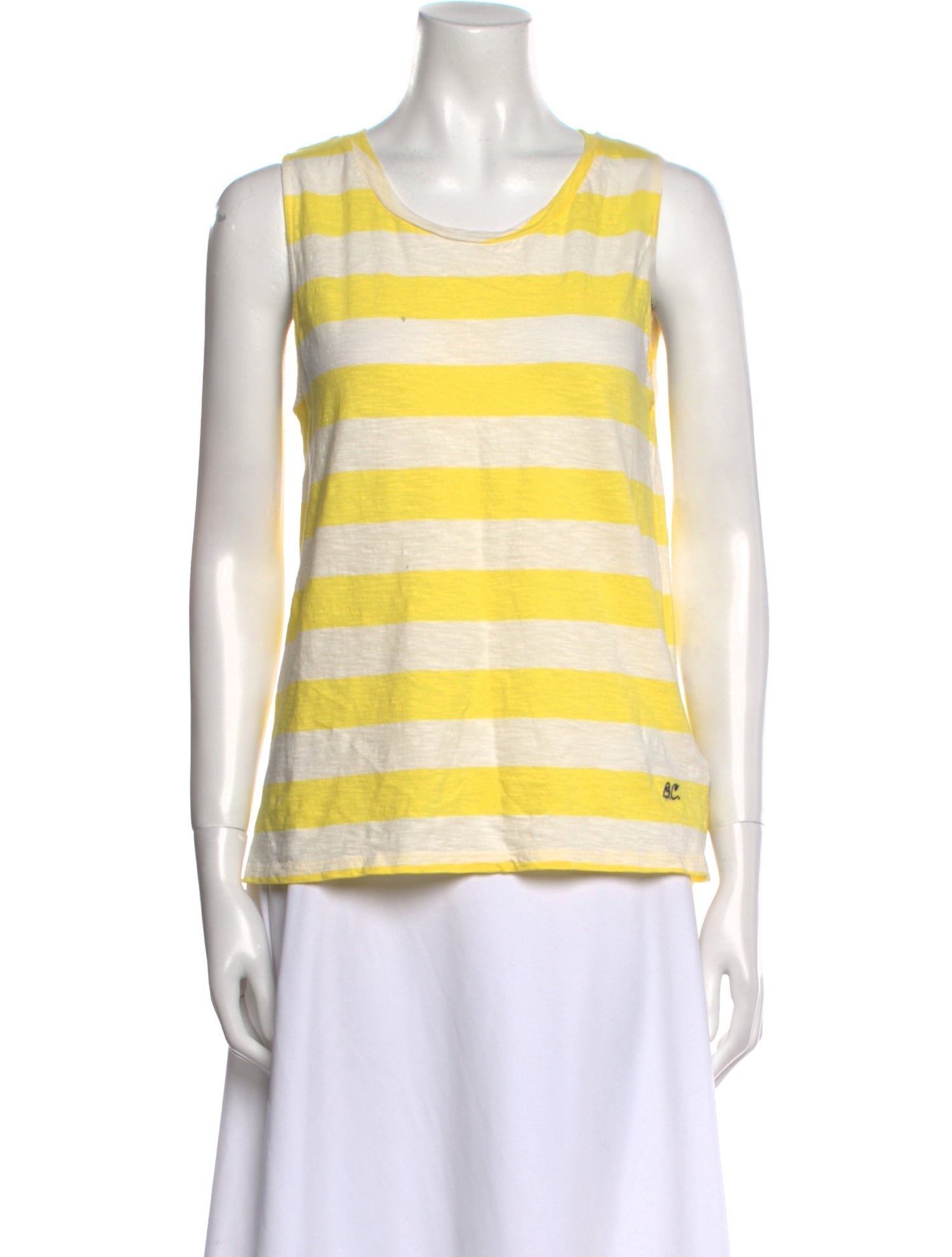 Bobo Choses Striped Scoop Neck Top