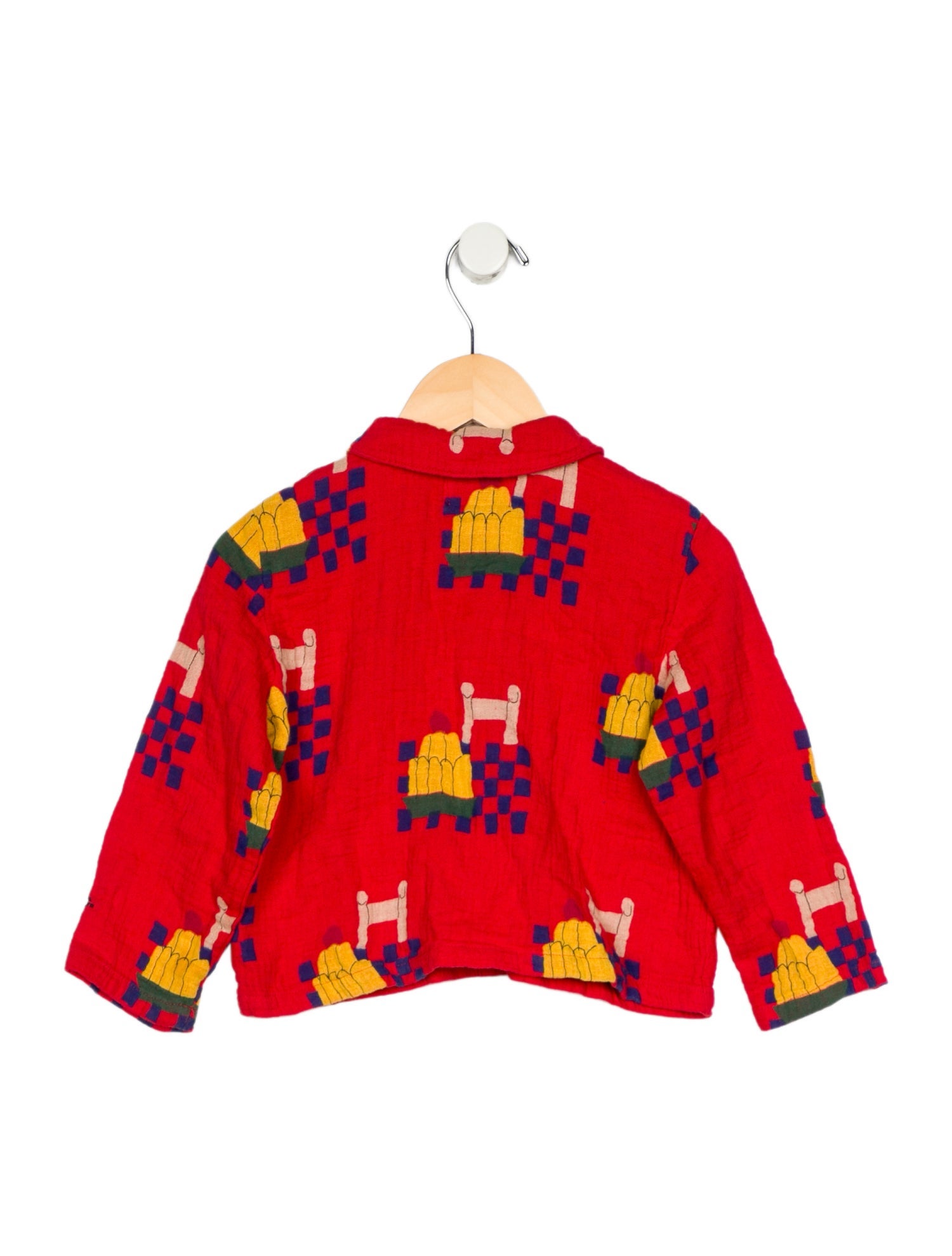 Bobo Choses Infant Boys' Print Button-Up Top