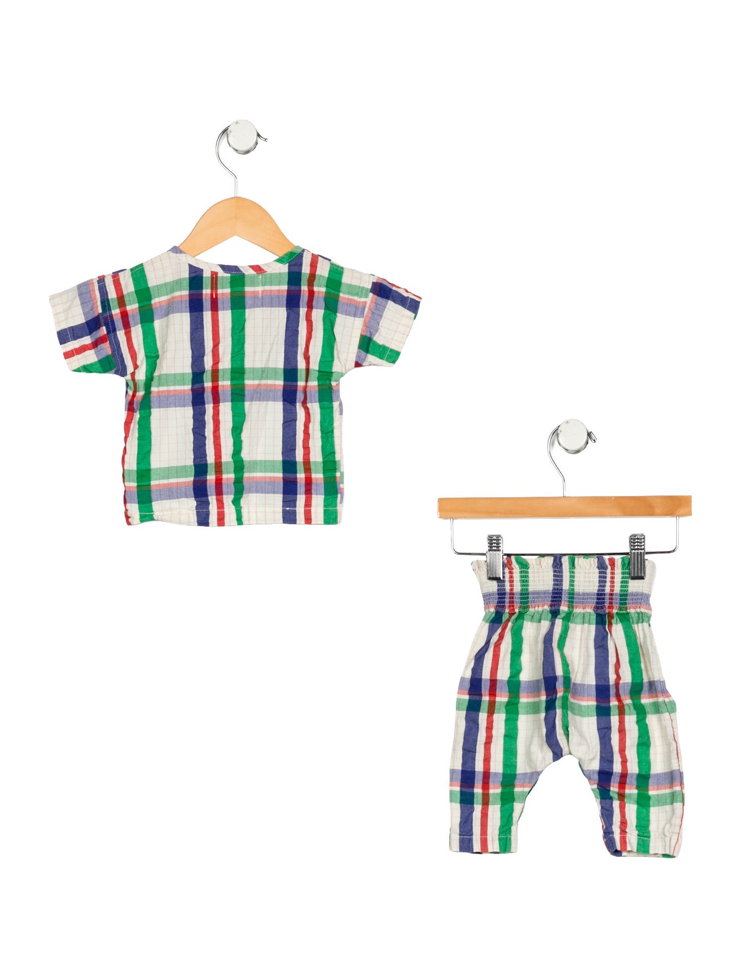 Bobo Choses Infant Boys Striped Short Sleeve Two Piece Set