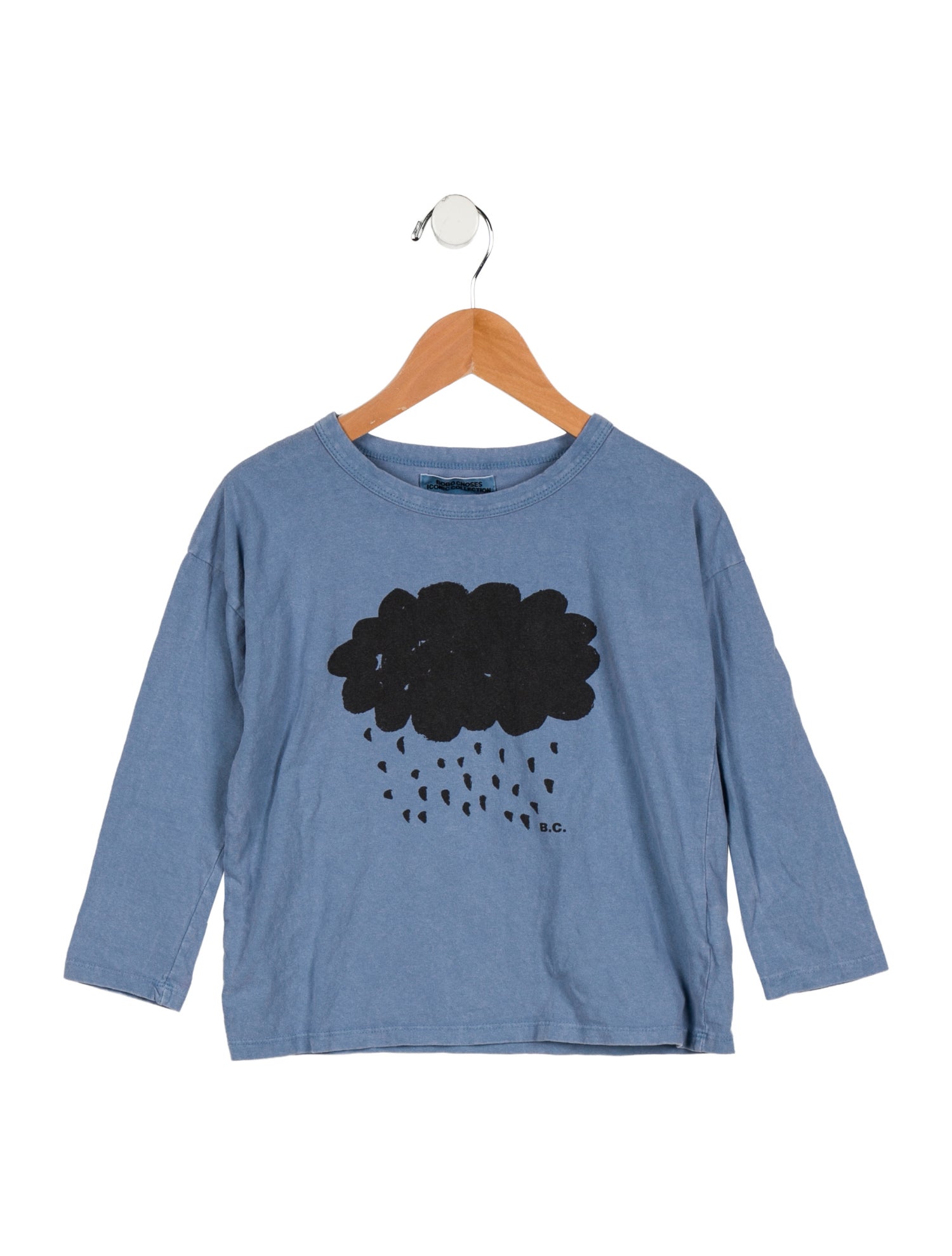 Bobo Choses Girls' Rain Cloud Graphic T-Shirt
