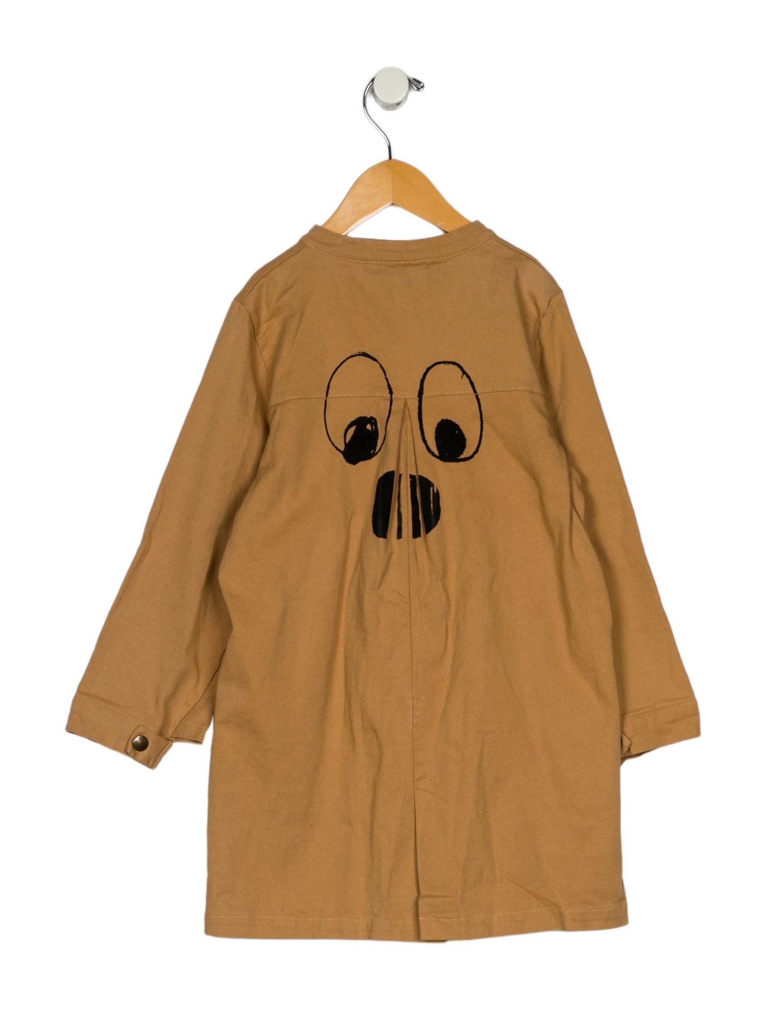 Bobo Choses Toddler Girls' Graphic Long Sleeve Coat