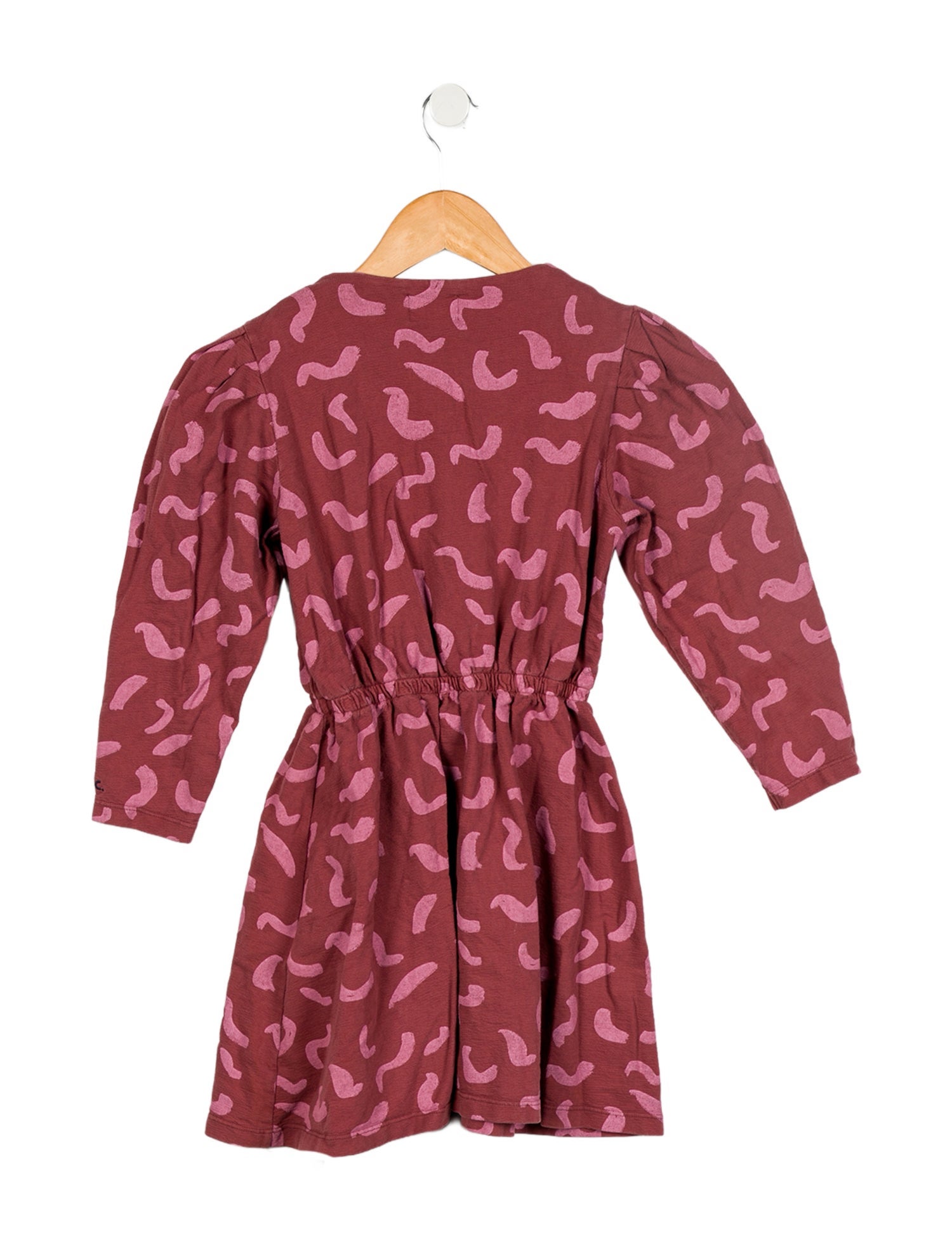 Bobo Choses Kids Girls' Mauve Printed Long Sleeve Dress