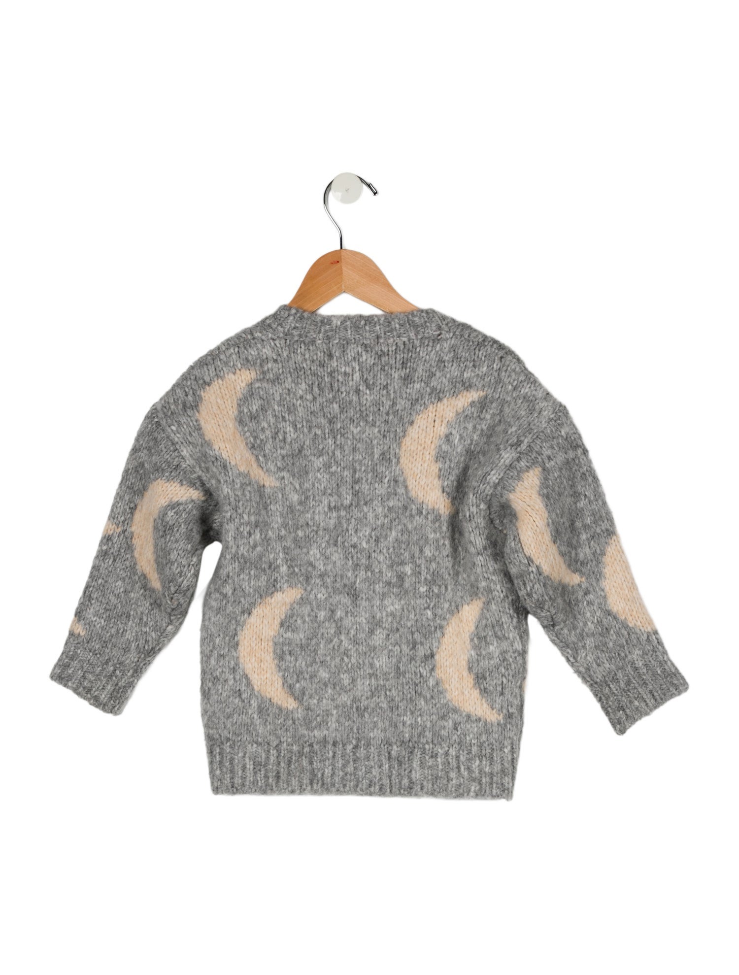 Bobo Choses Kids Girls' Grey Moon Sweater