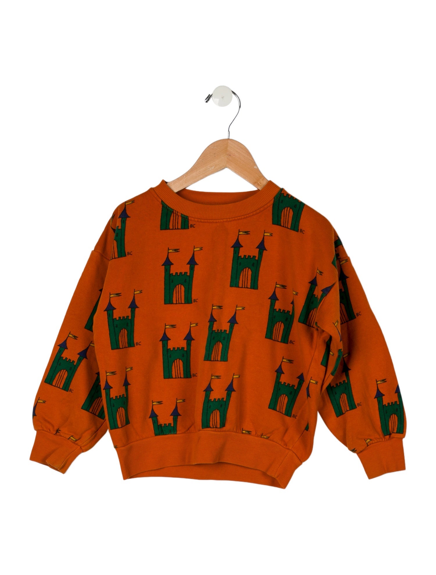 Bobo Choses Kids Boys' Orange Printed Sweatshirt