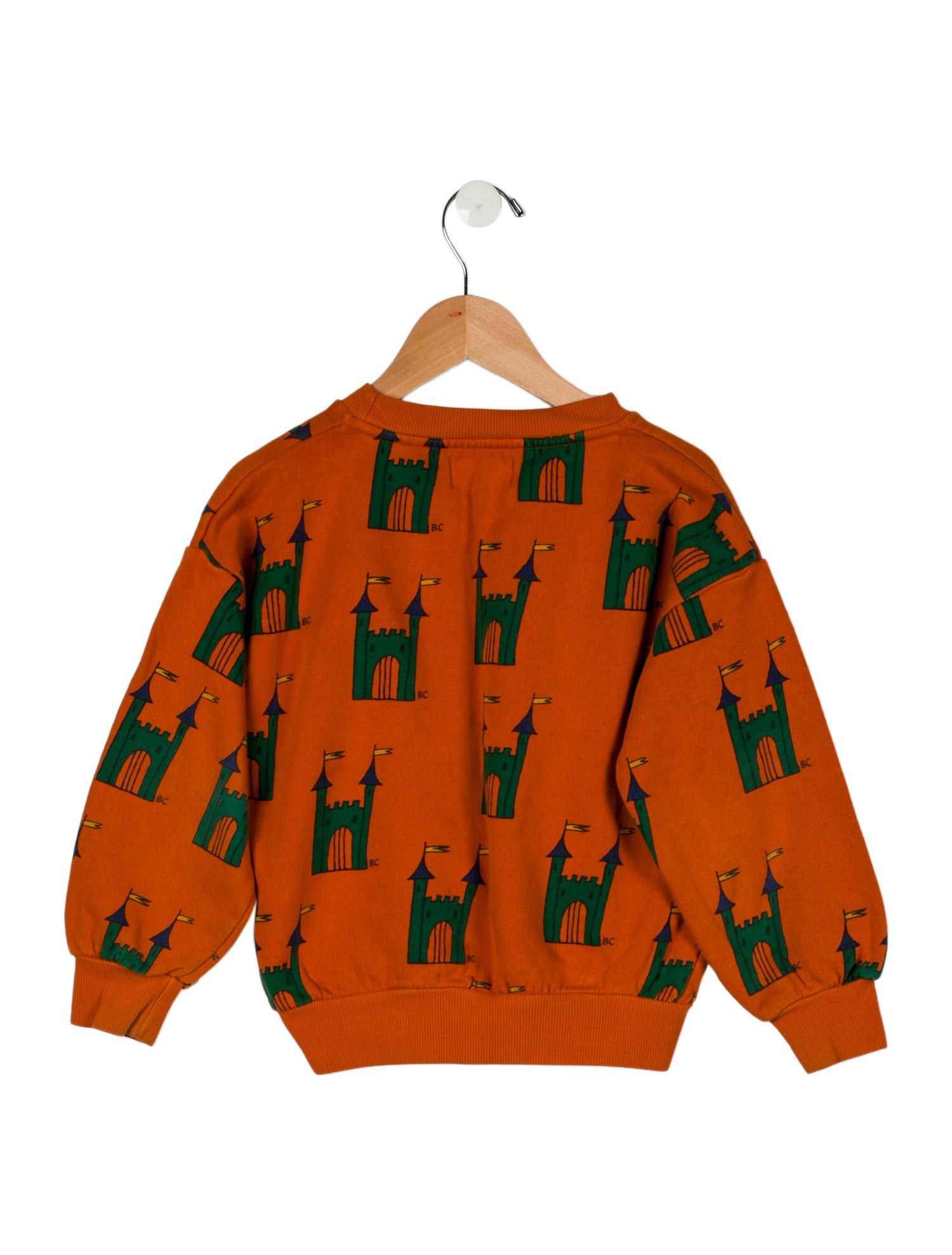 Bobo Choses Kids Boys' Orange Printed Sweatshirt