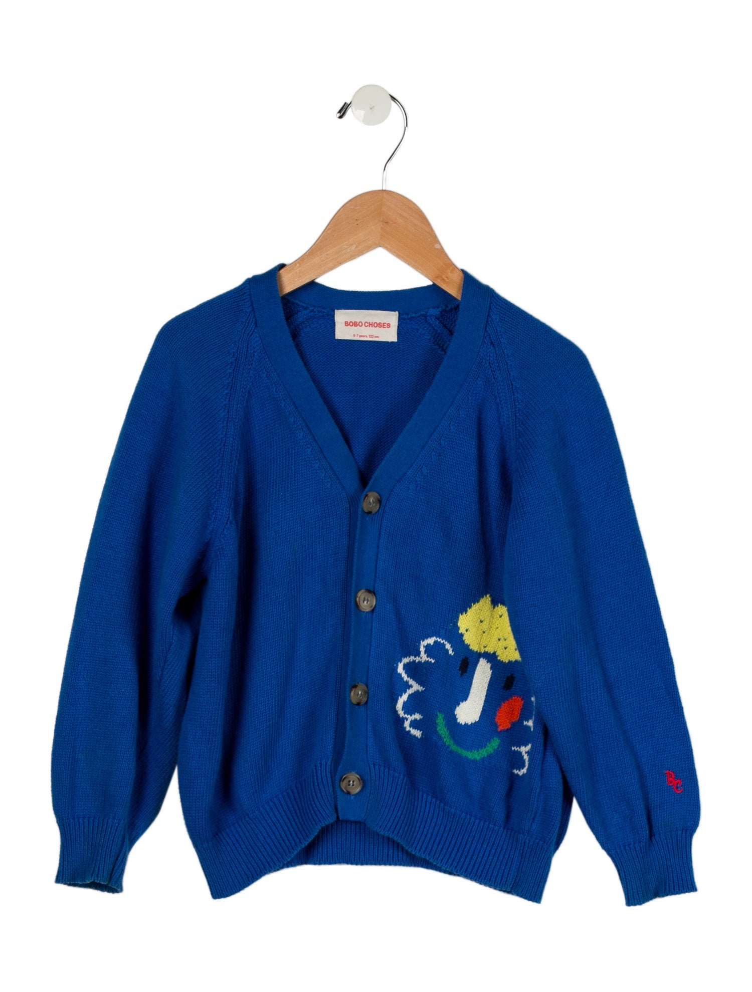 Bobo Choses Kids Boys' Blue Cardigan