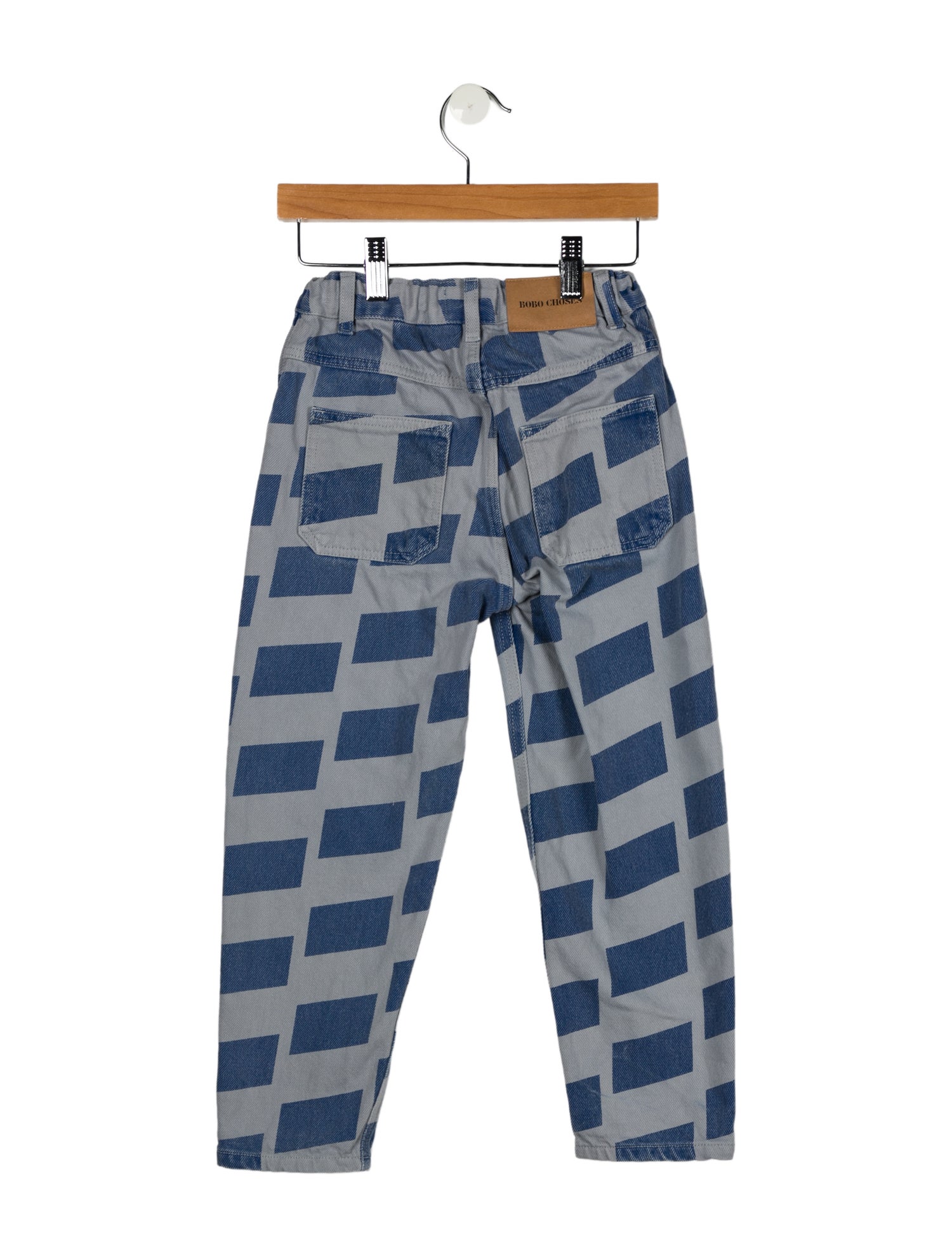 Bobo Choses Kids Boys' Blue Patterned Jeans