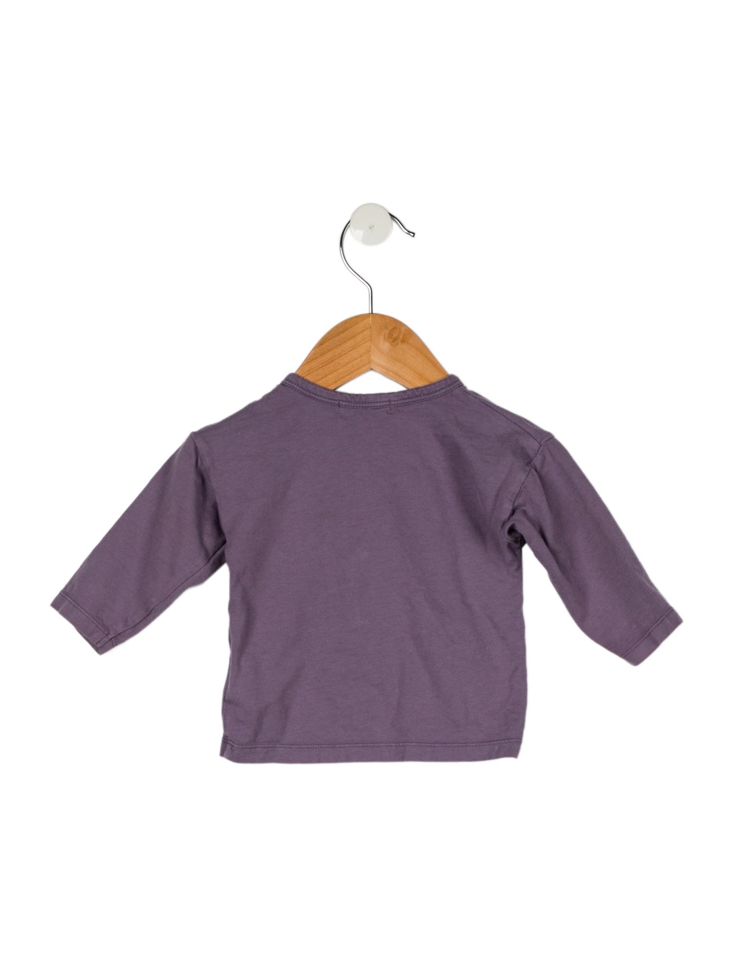 Bobo Choses Infant Girls' Purple Graphic Long Sleeve Top