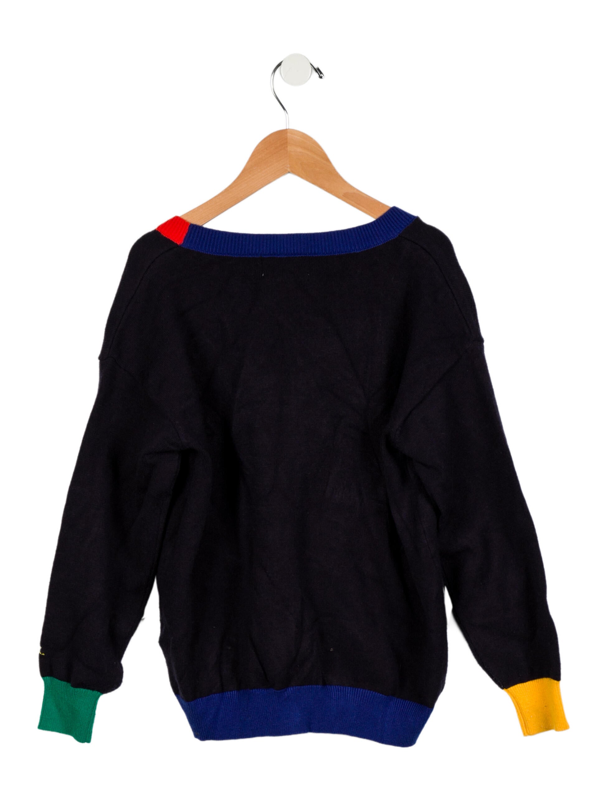 Bobo Choses Girls' Color Block Cardigan