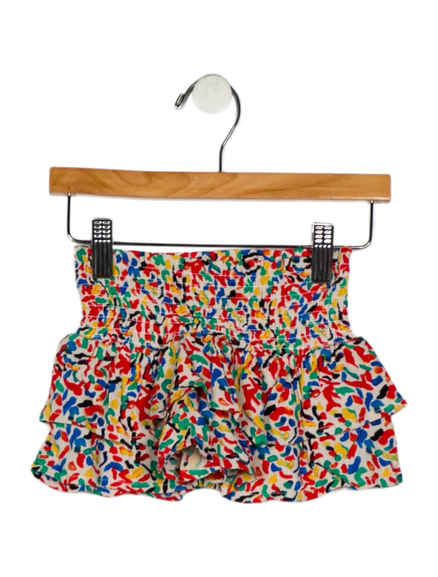 Bobo Choses kid's girls pattern print ruffle skirt