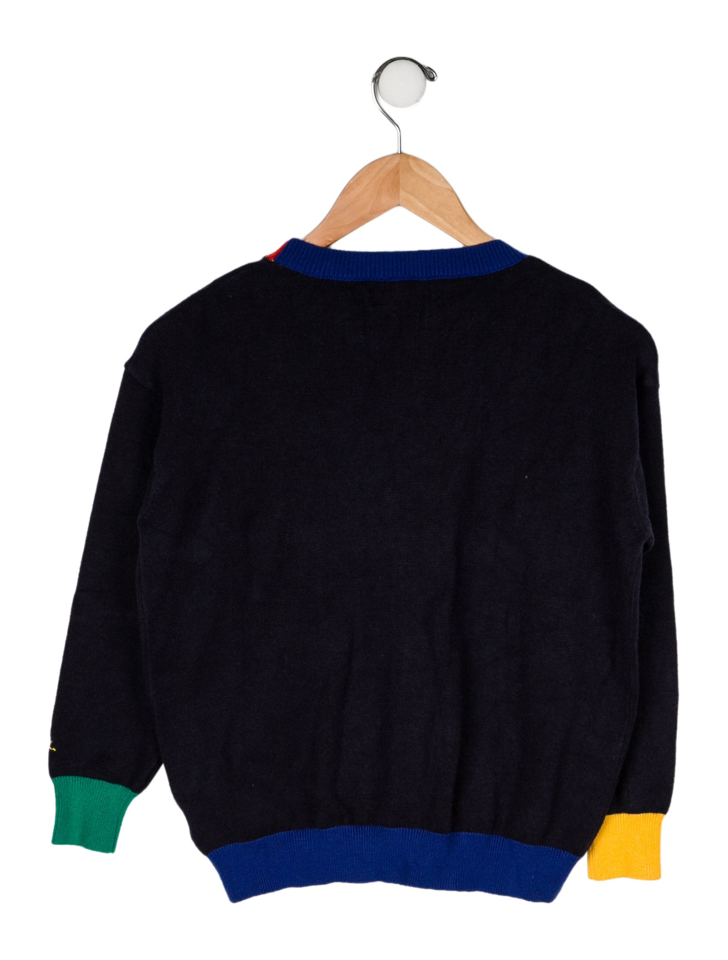 Bobo Choses Boys' Colorblock Pattern Woven Cardigan