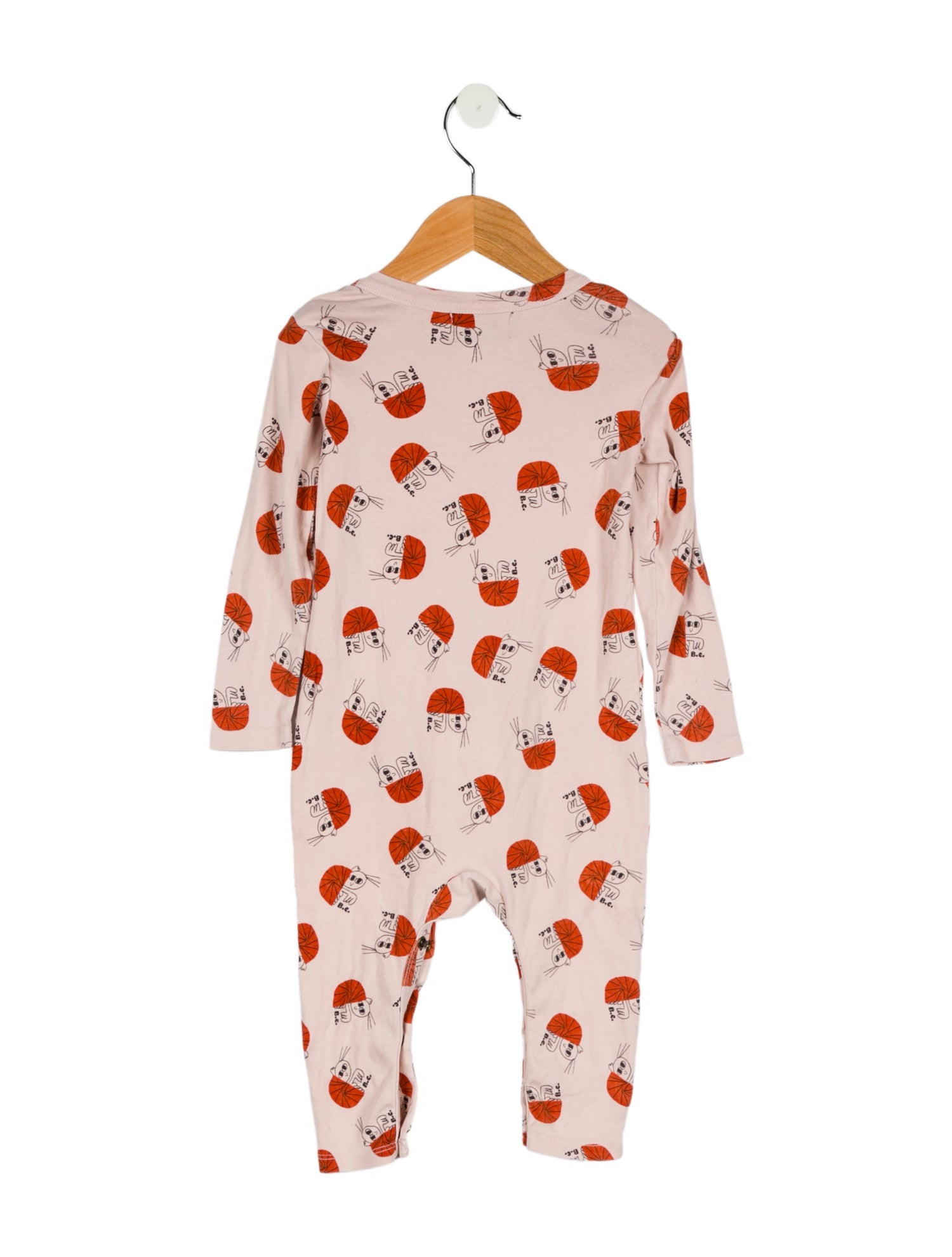 Bobo Choses Toddler Girls' Snail Print Onesie