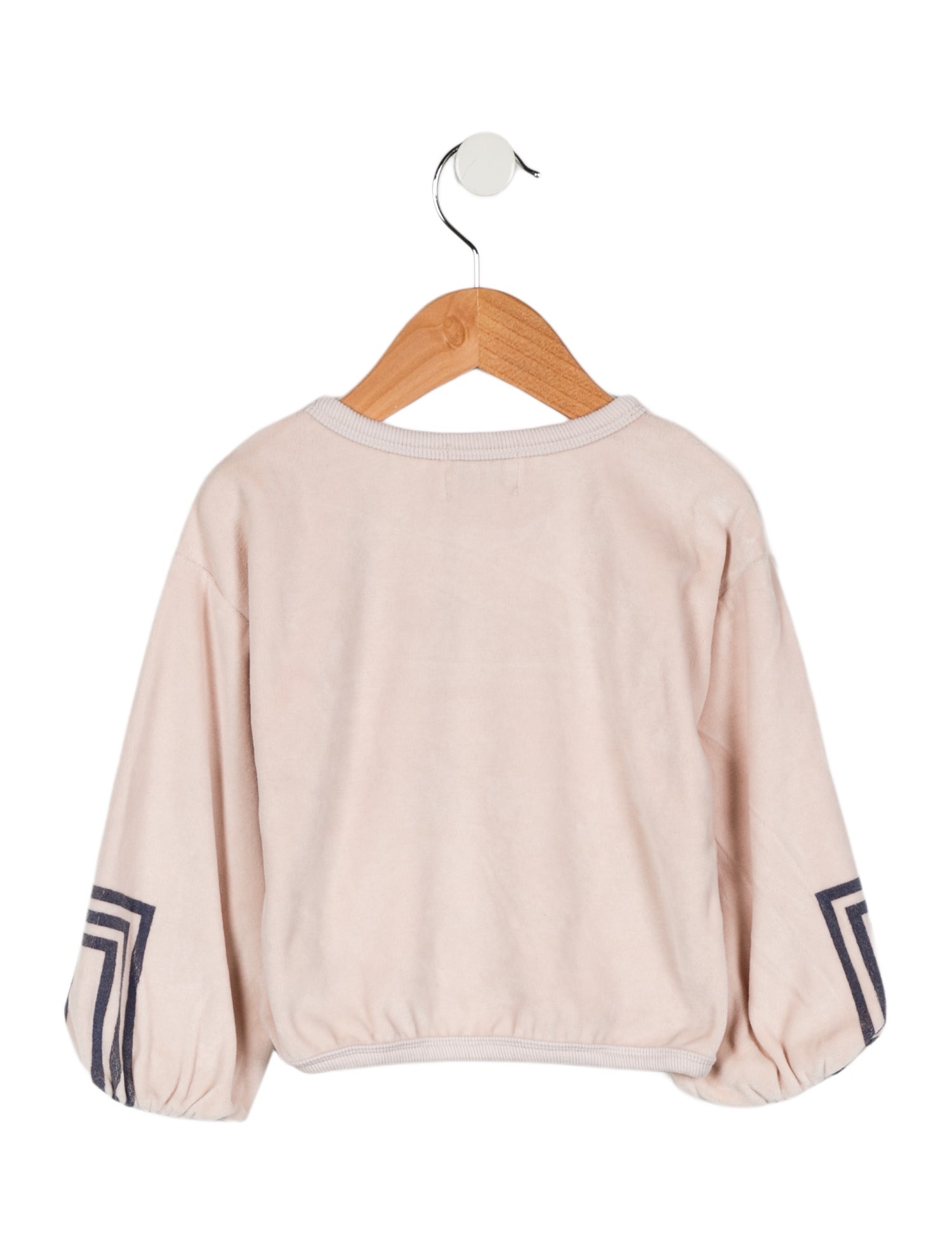 Bobo Choses Toddler Girls' Velvet Long Sleeve Shirt