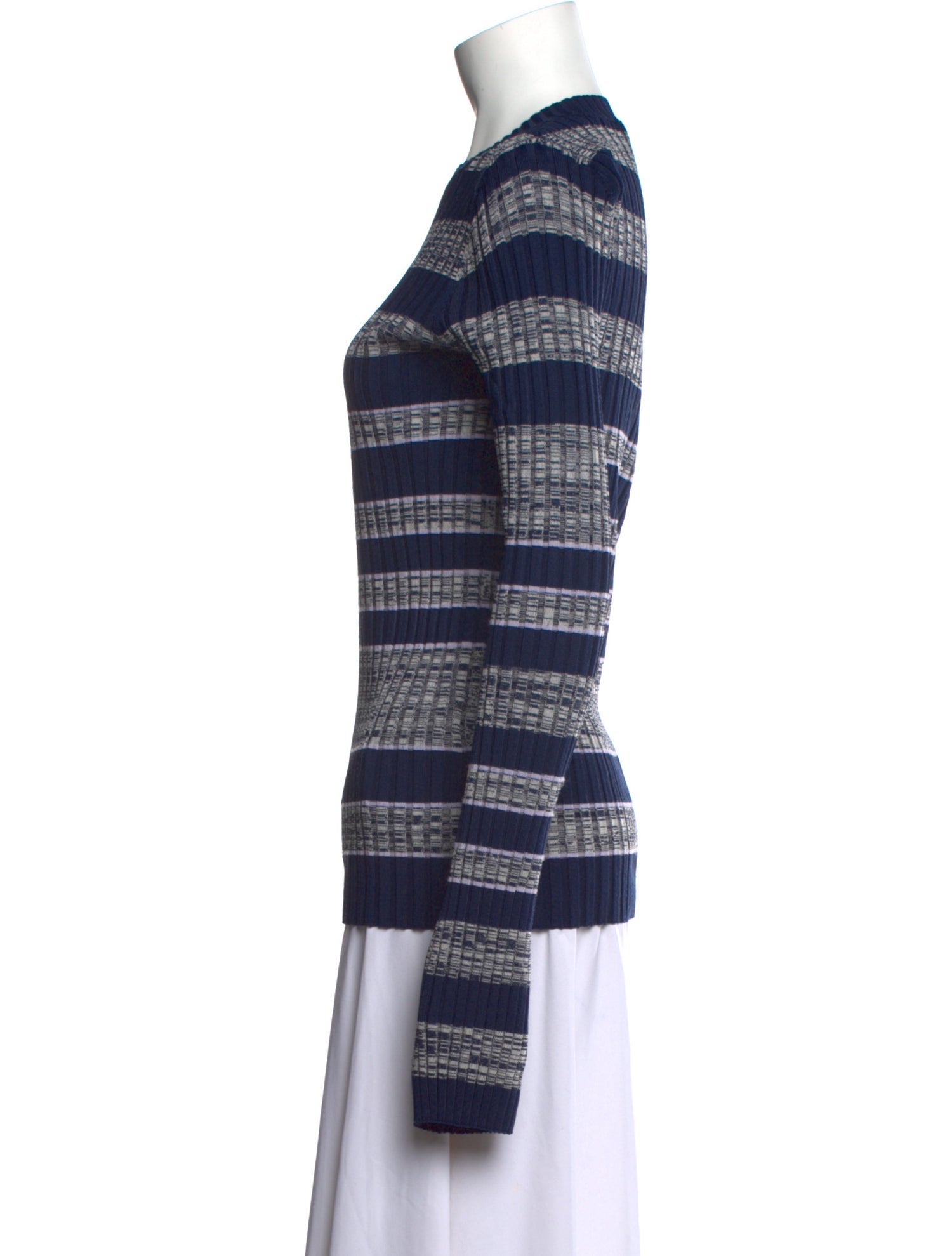 Becken Striped Crew Neck Sweater