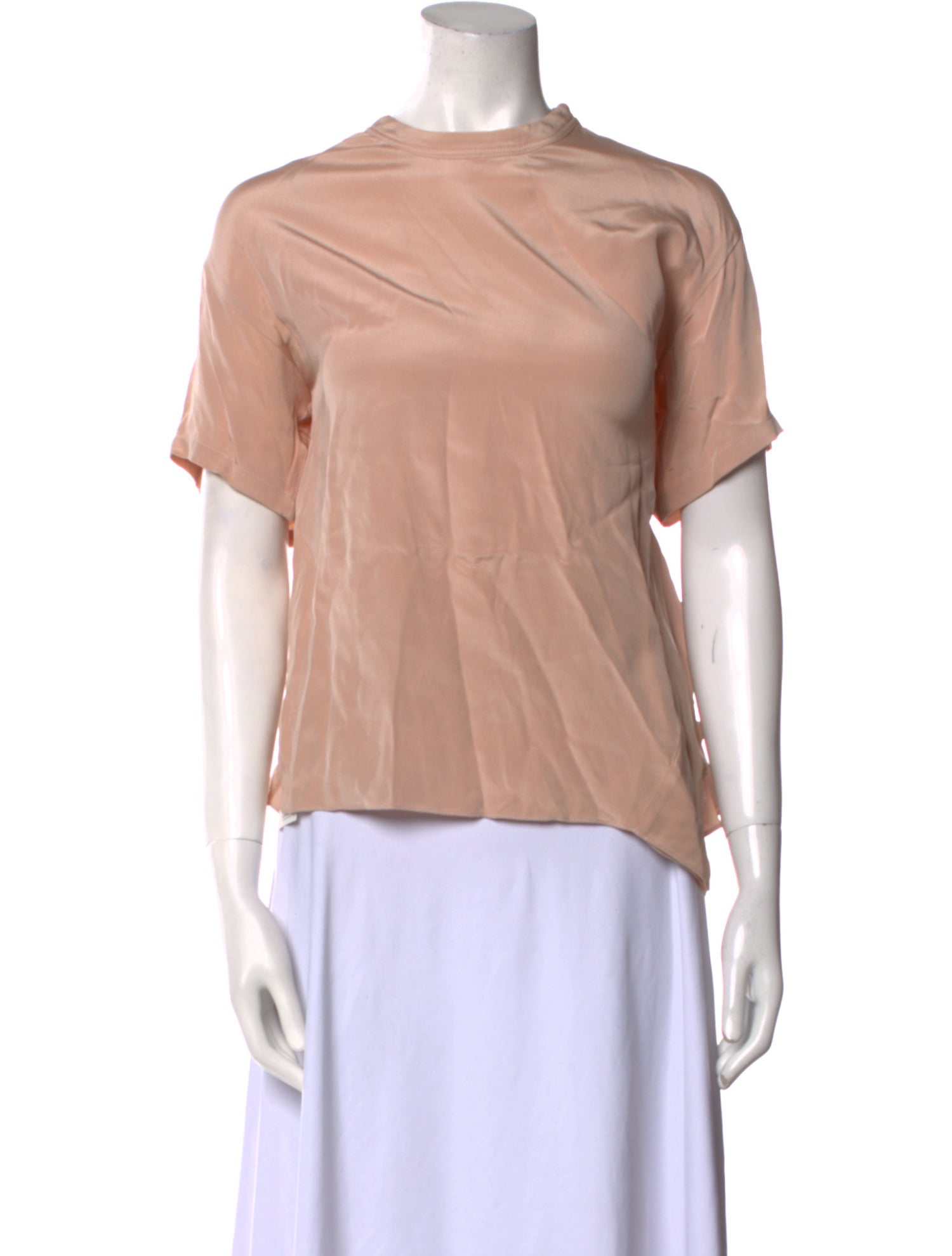 Becken Silk Mock Neck T-Shirt