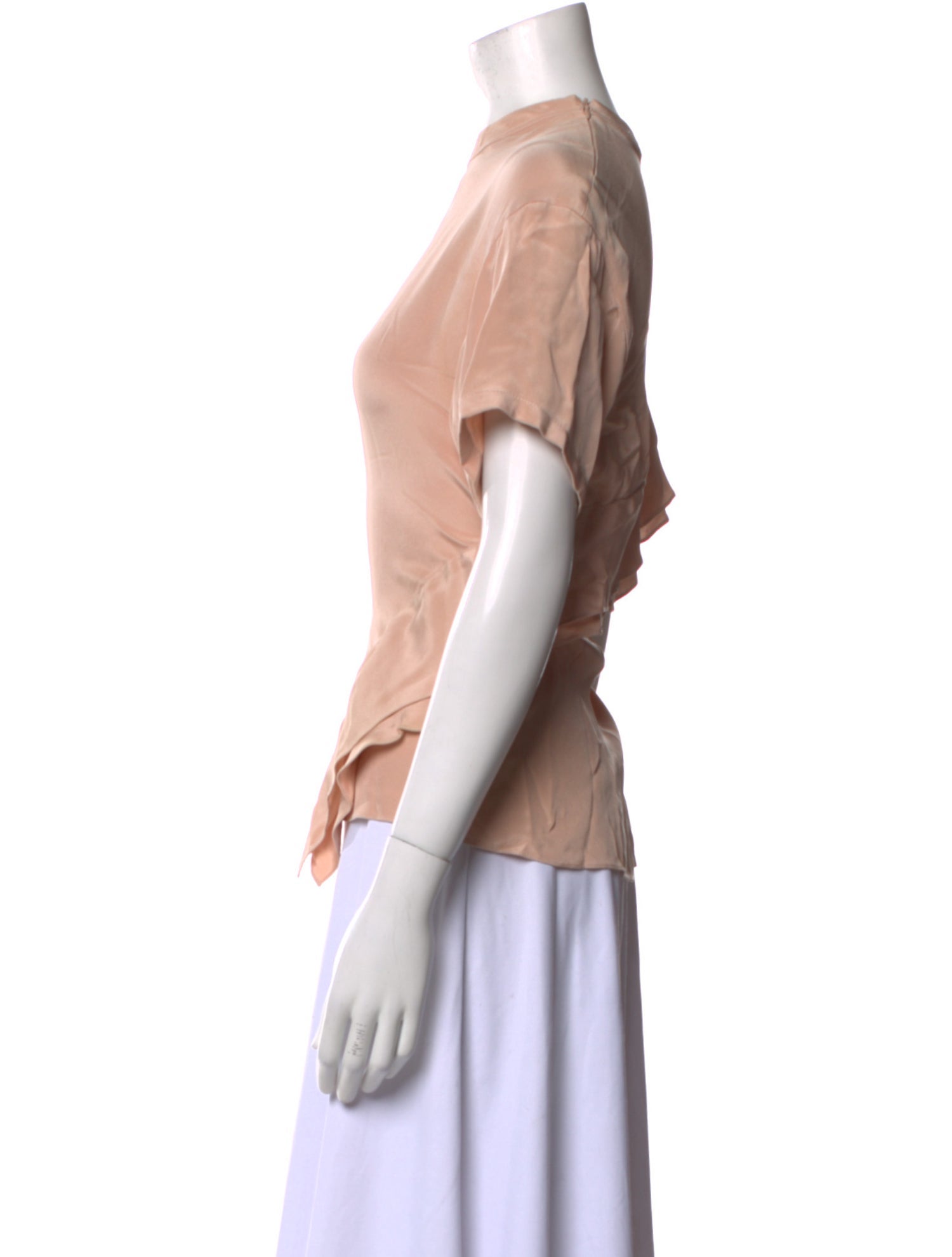 Becken Silk Mock Neck T-Shirt