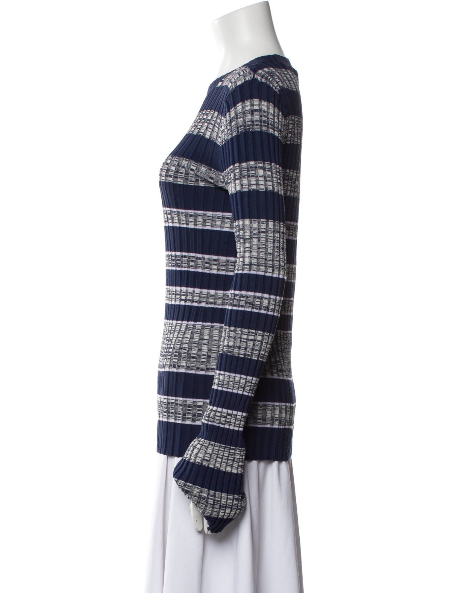 Becken Striped Crew Neck Sweater