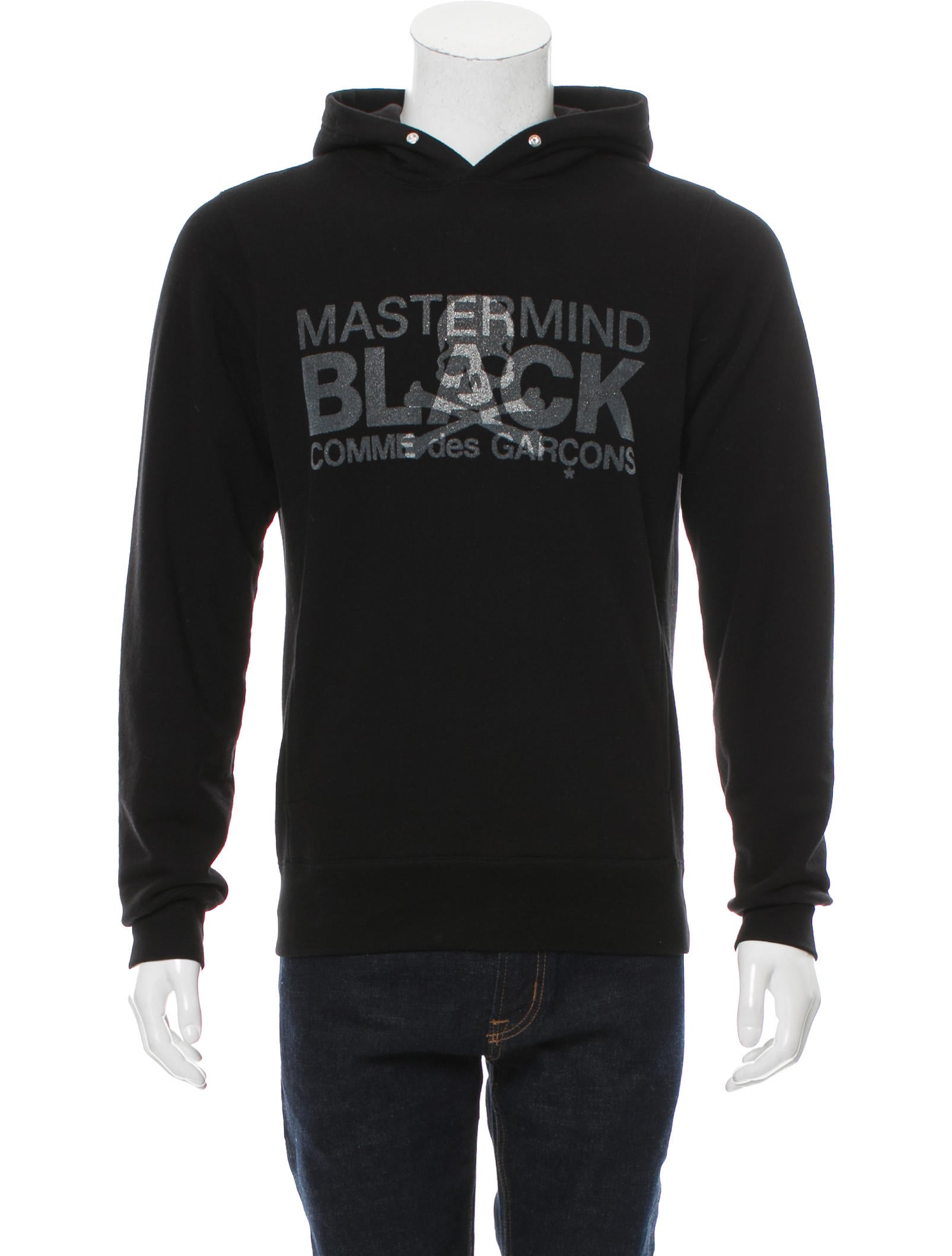 Mastermind JAPAN x BLACK COMME des GARÇONS Graphic Print Pullover