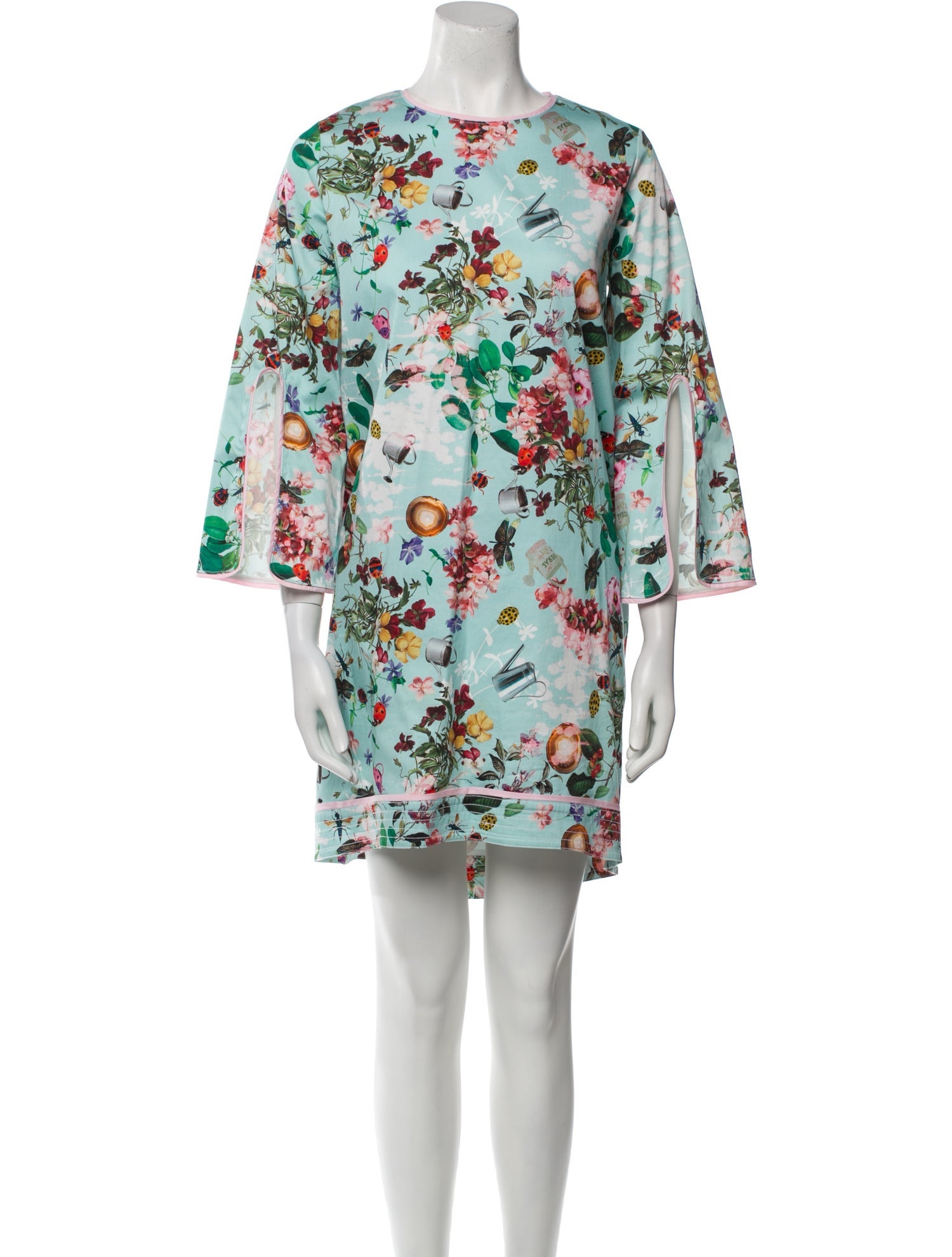 My Beachy Side Floral Print Knee-Length Dress