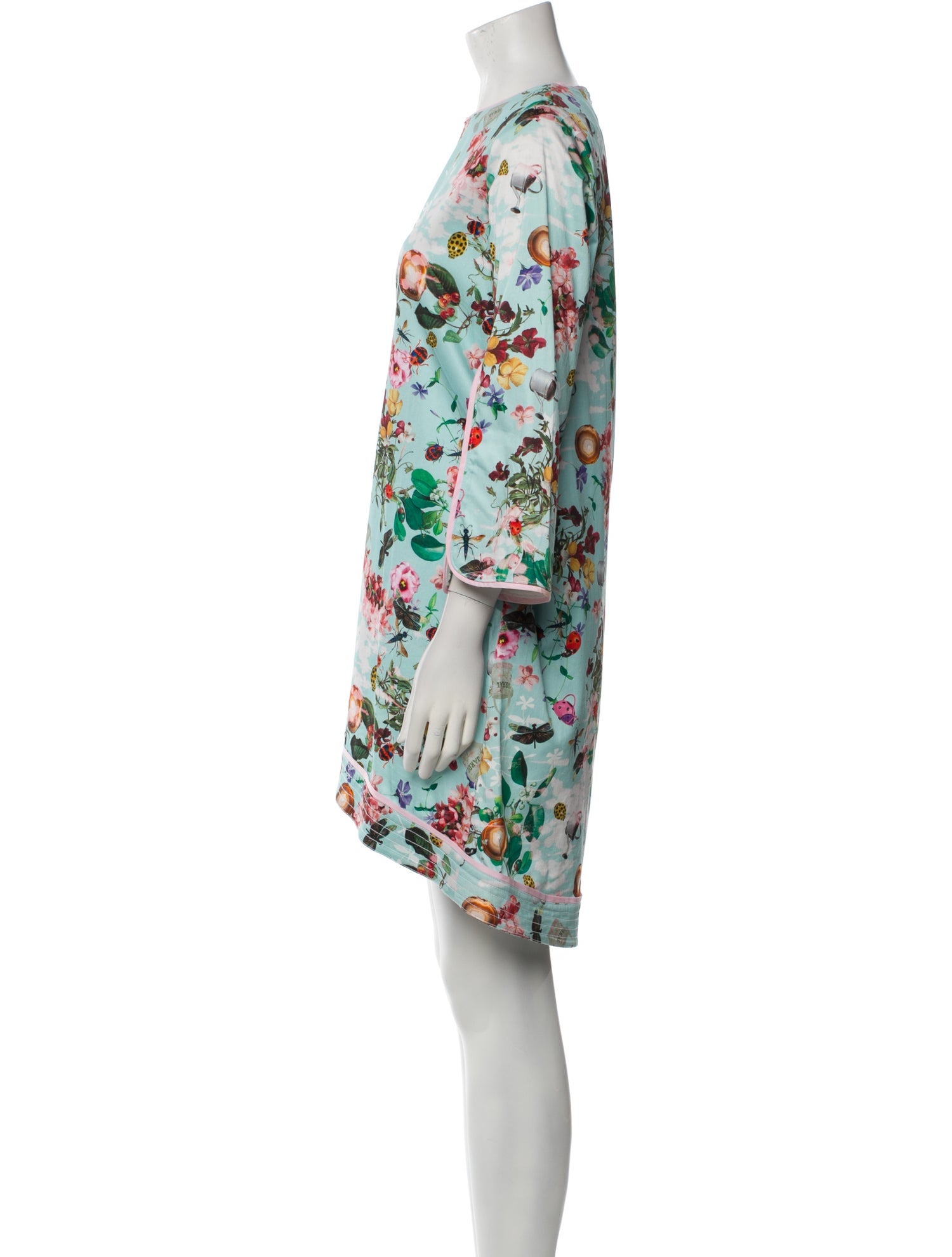 My Beachy Side Floral Print Knee-Length Dress