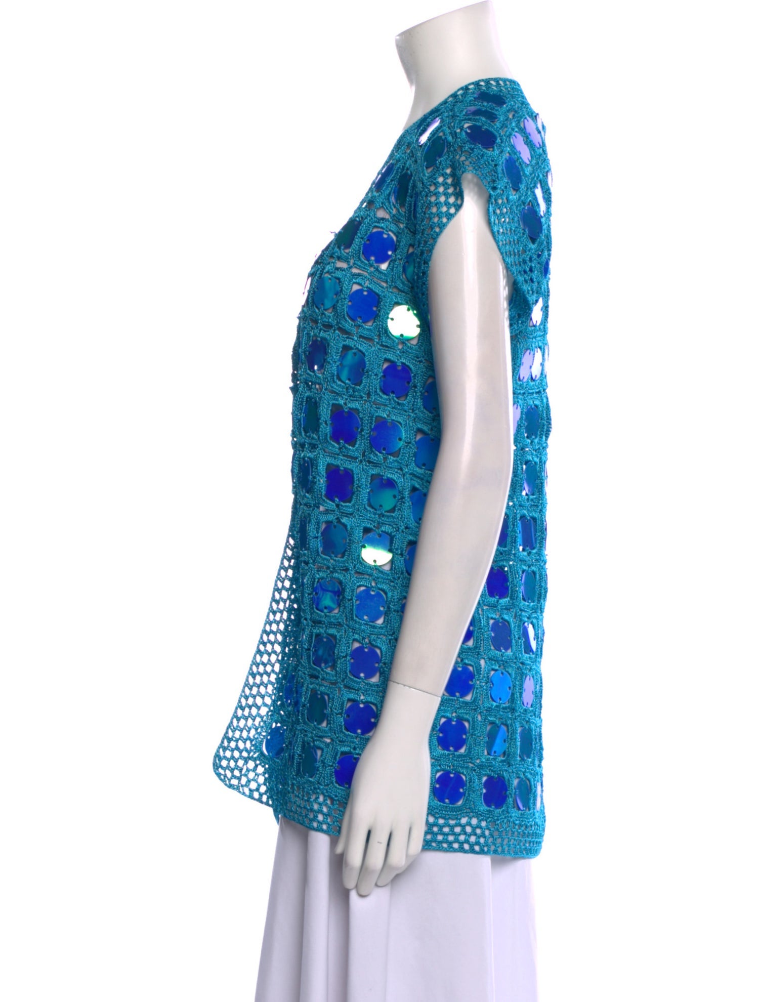 My Beachy Side Printed V-Neck Tunic w/ Tags