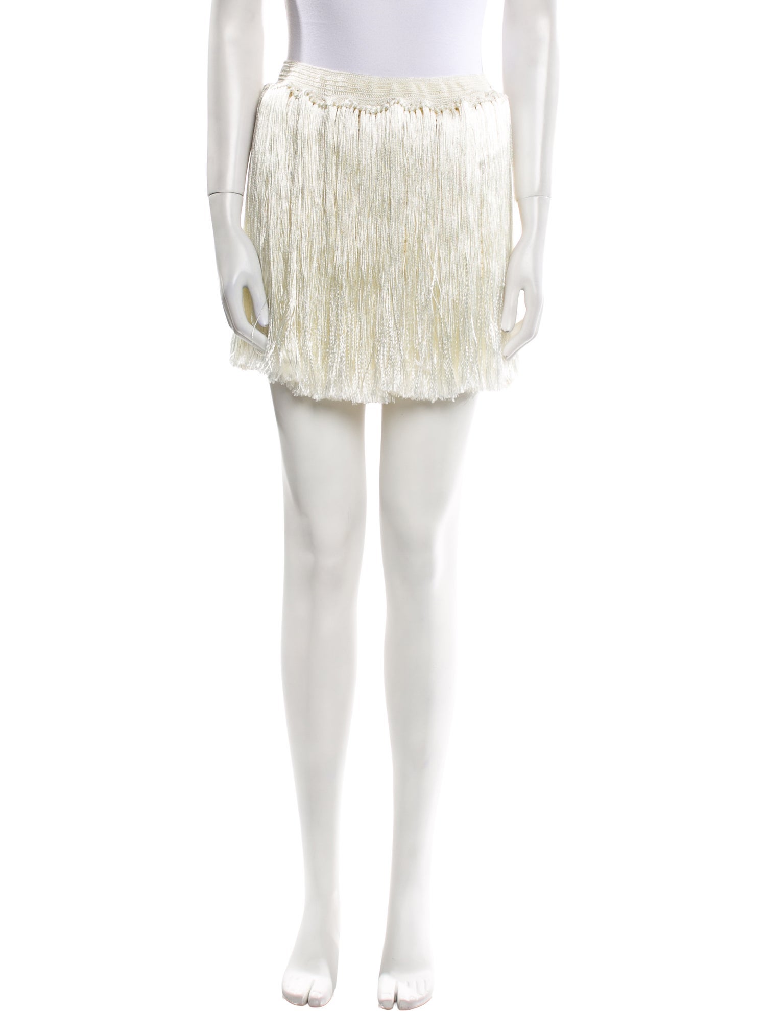 My Beachy Side Fringe Trim Accent Mini Skirt