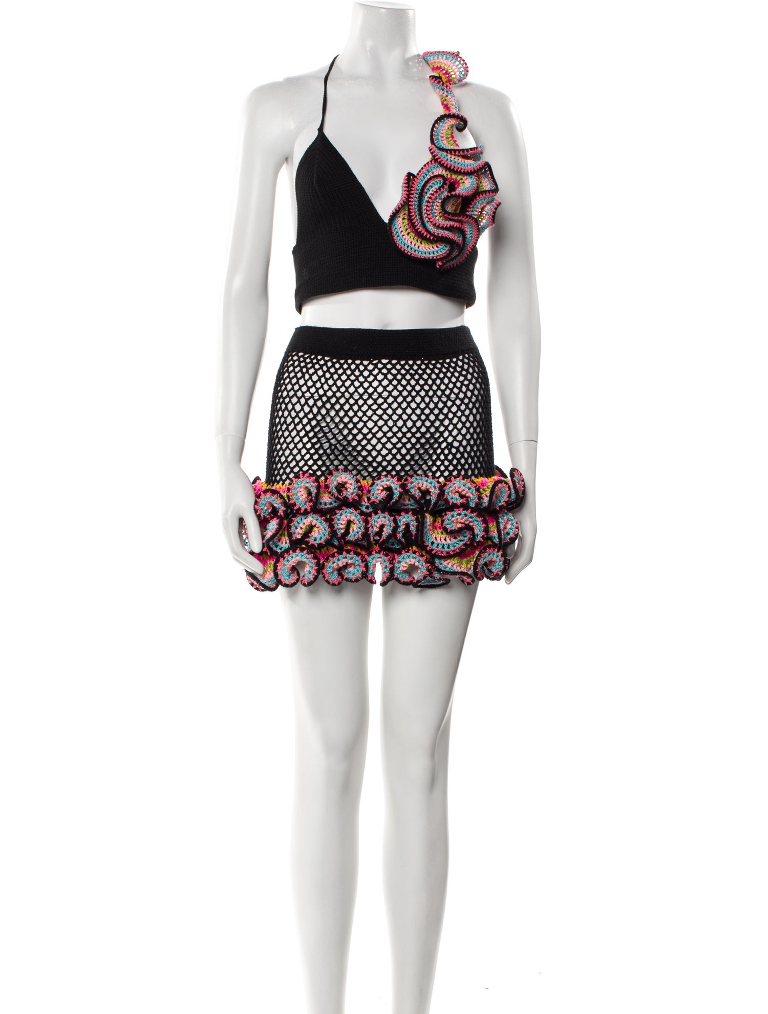 My Beachy Side Crochet Trim One-Piece