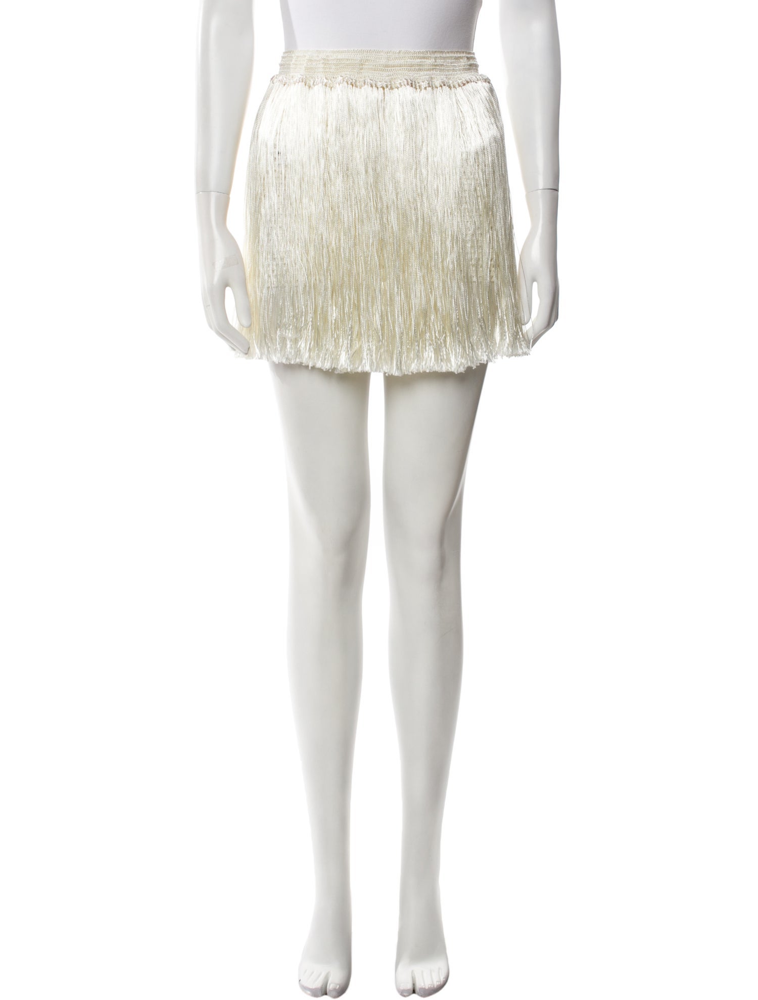 My Beachy Side Fringe Trim Accent Mini Skirt