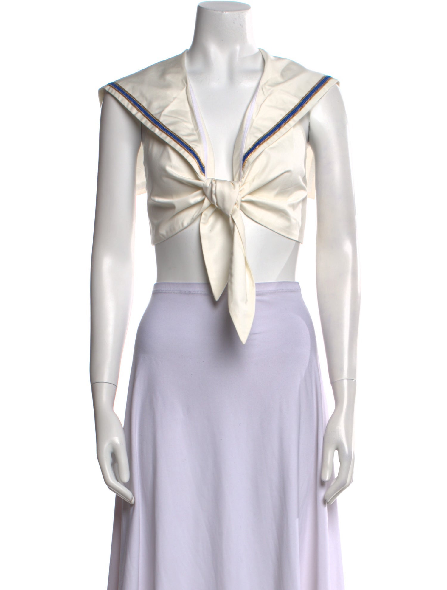 My Beachy Side V-Neck Sleeveless Crop Top