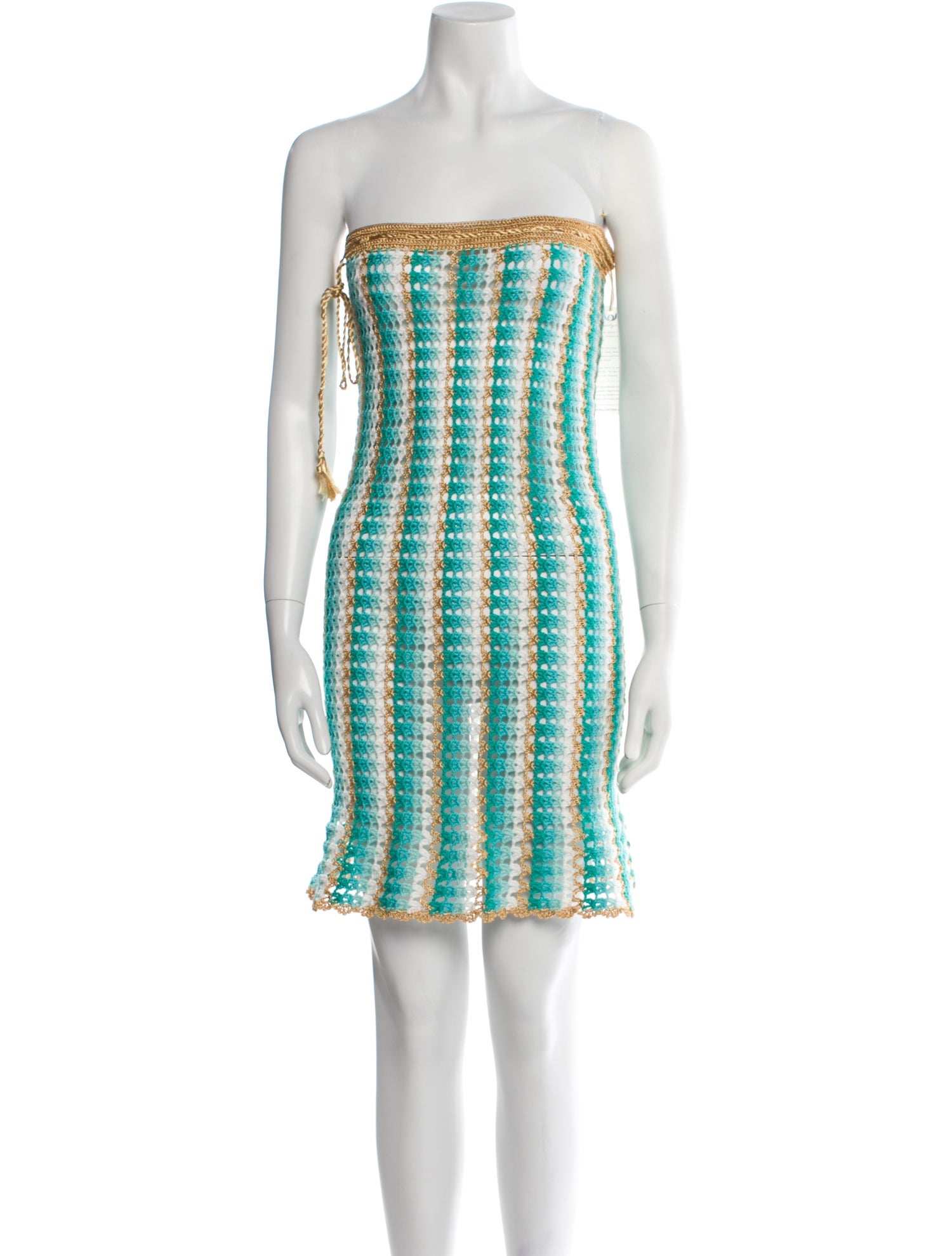 My Beachy Side Printed Braided Accents Cover-Up