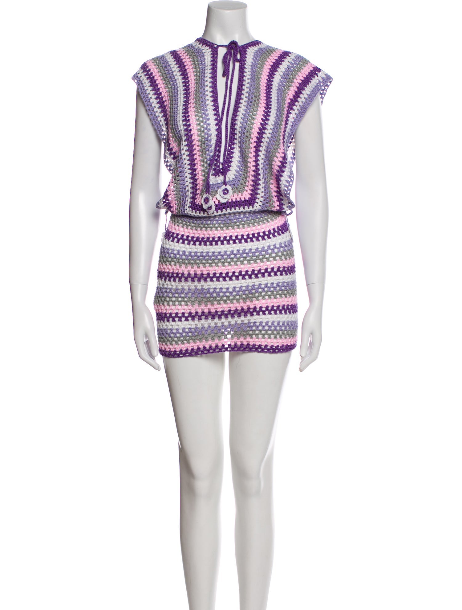 My Beachy Side Striped Cover-Up