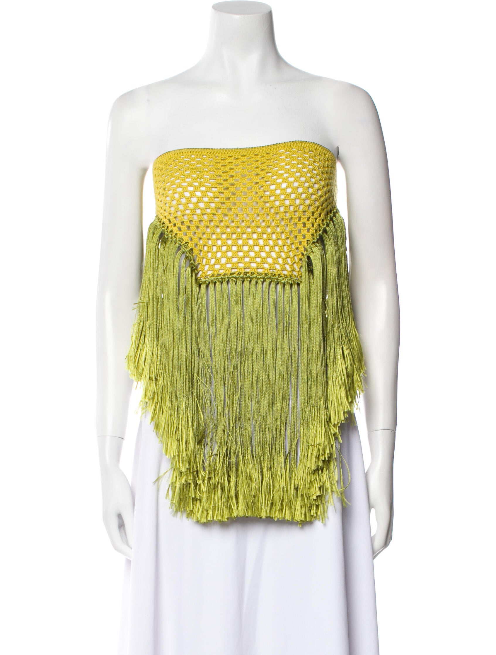 My Beachy Side Printed Strapless Top w/ Tags