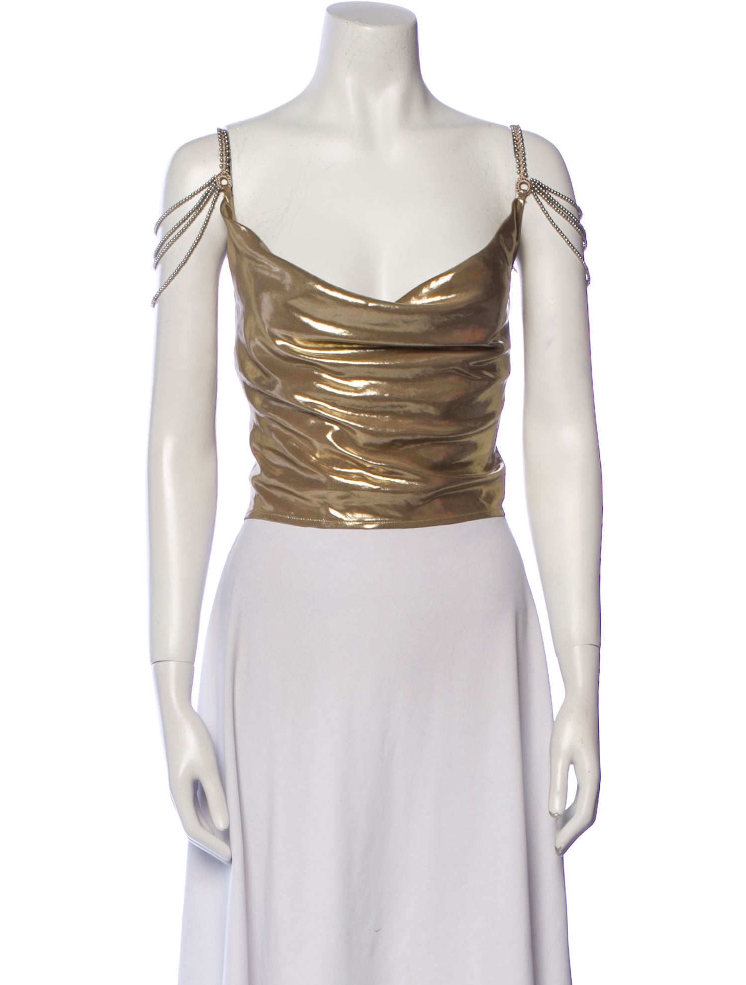 My Beachy Side Virgin Wool Square Neckline Crop Top