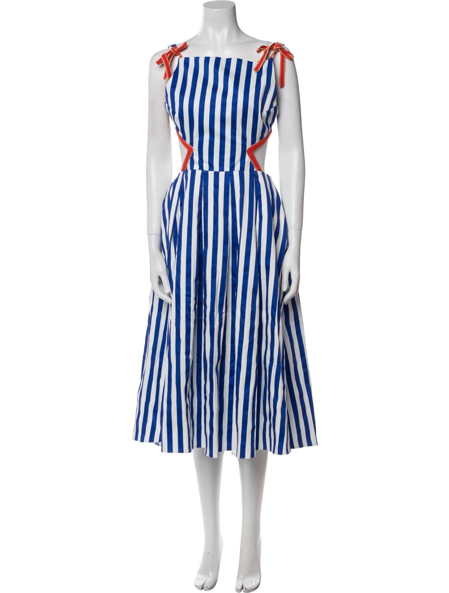 My Beachy Side Striped Knee-Length Dress w/ Tags