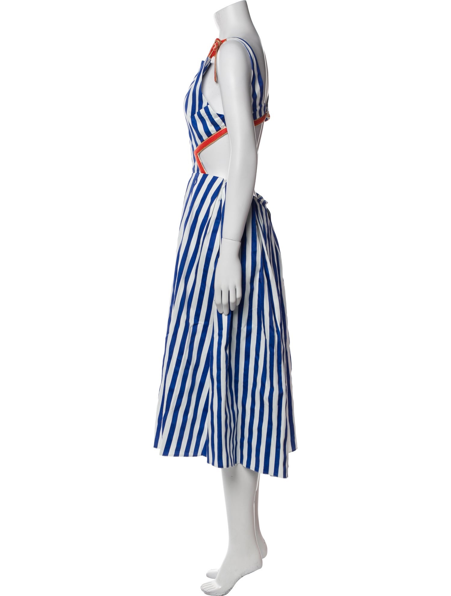 My Beachy Side Striped Knee-Length Dress w/ Tags