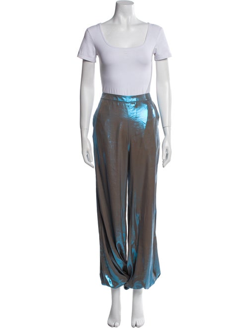 My Beachy Side Virgin Wool Printed Pant Set