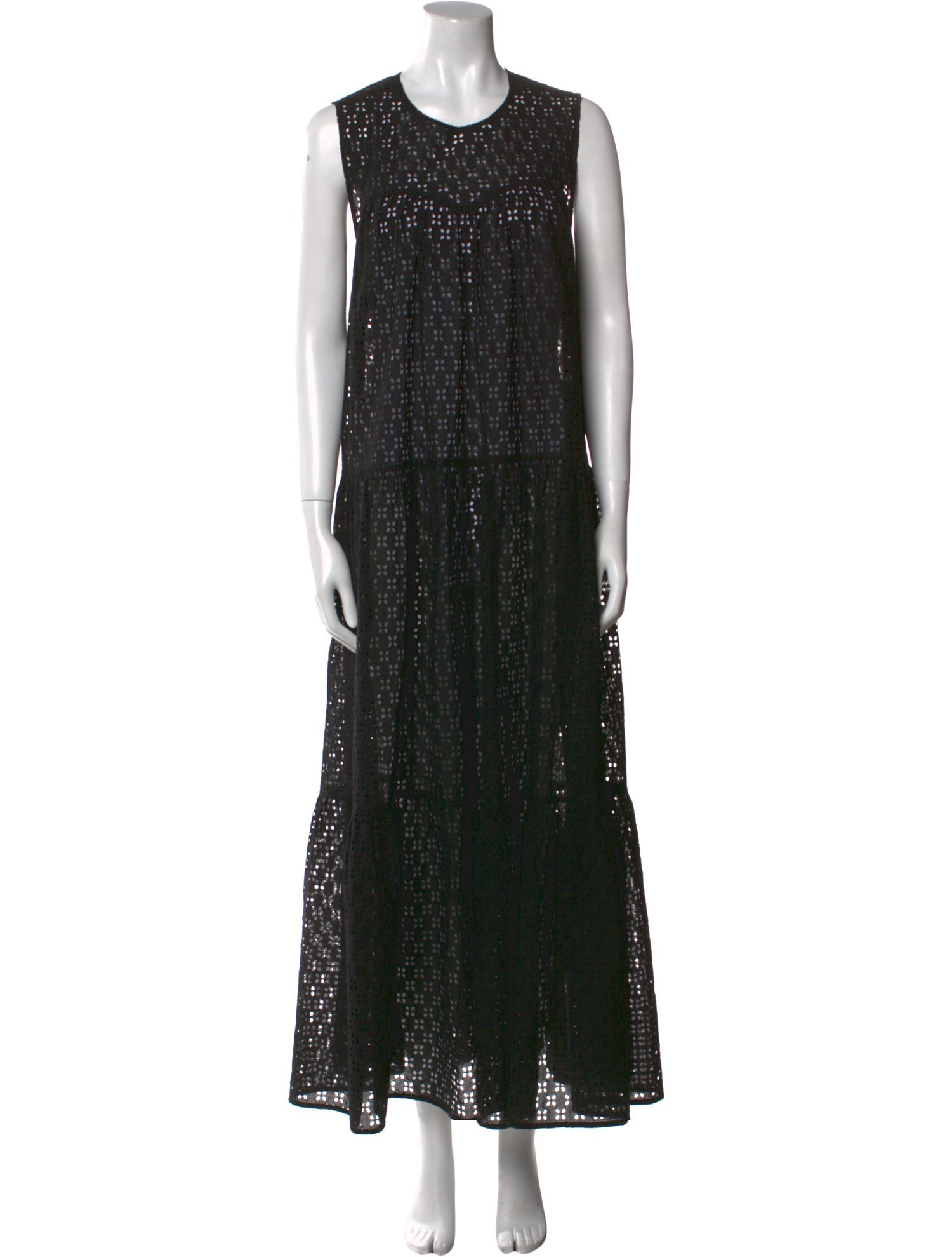 My Beachy Side Crew Neck Long Dress